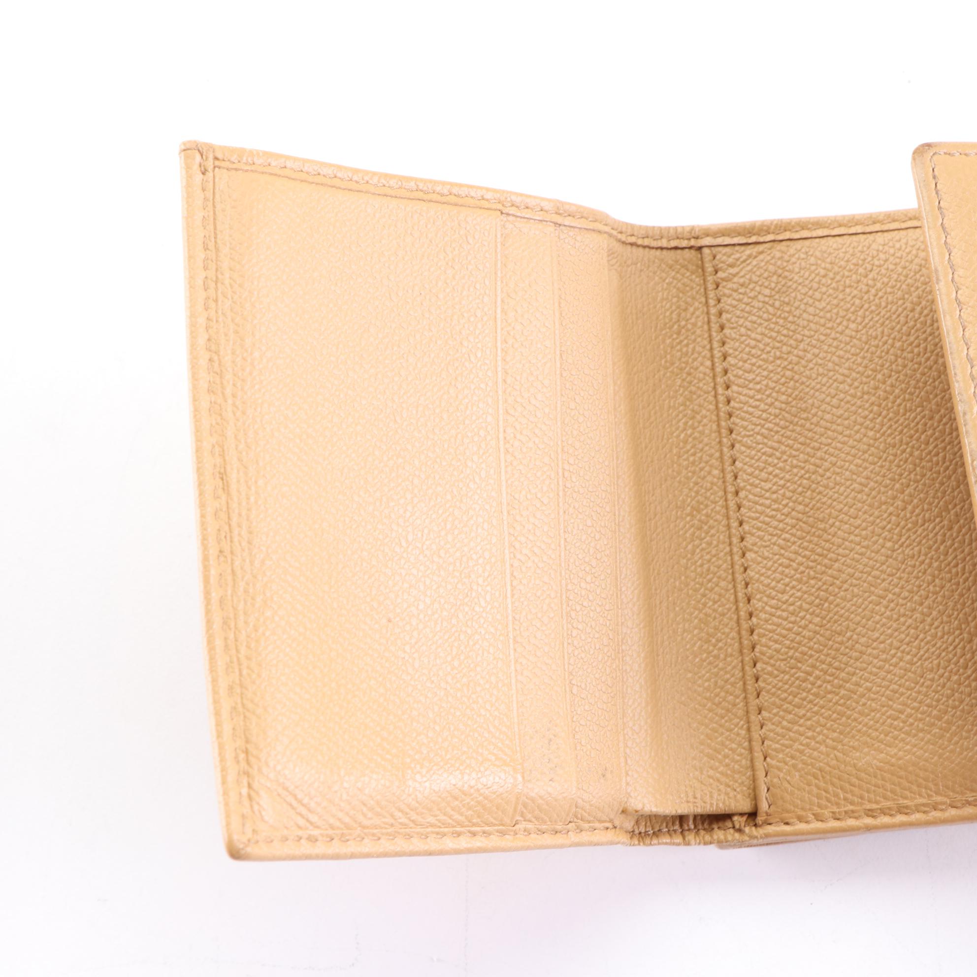 Chanel Leather Compact Wallet