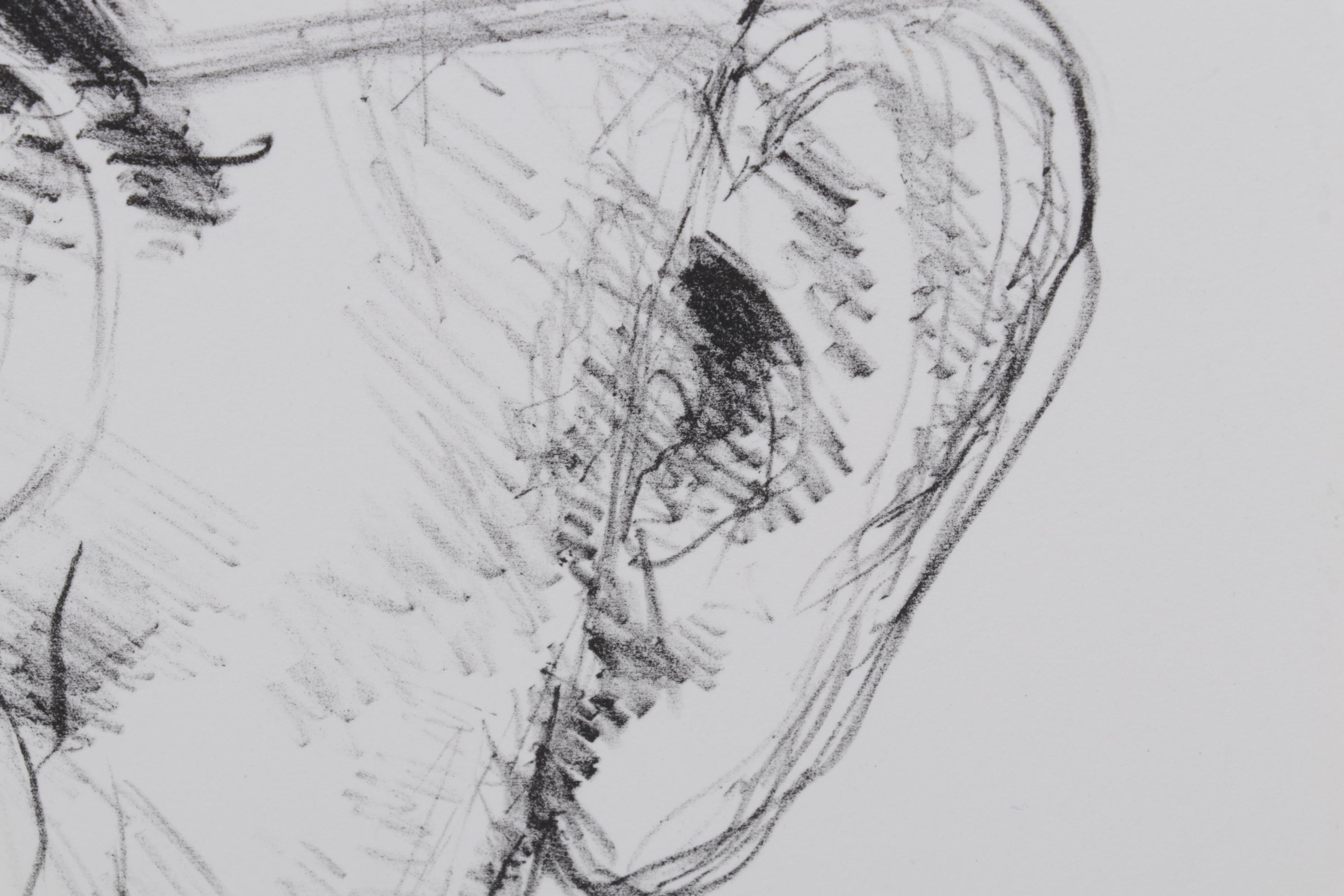 Sidney Chafetz Lithograph "George Oppen," 1981