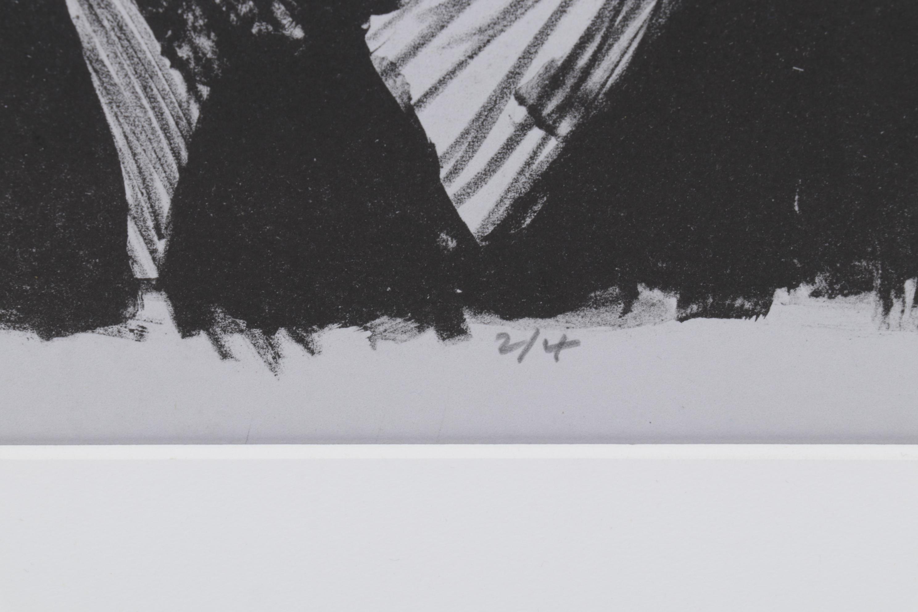 Sidney Chafetz Lithograph "Alfred Kazin," 2003