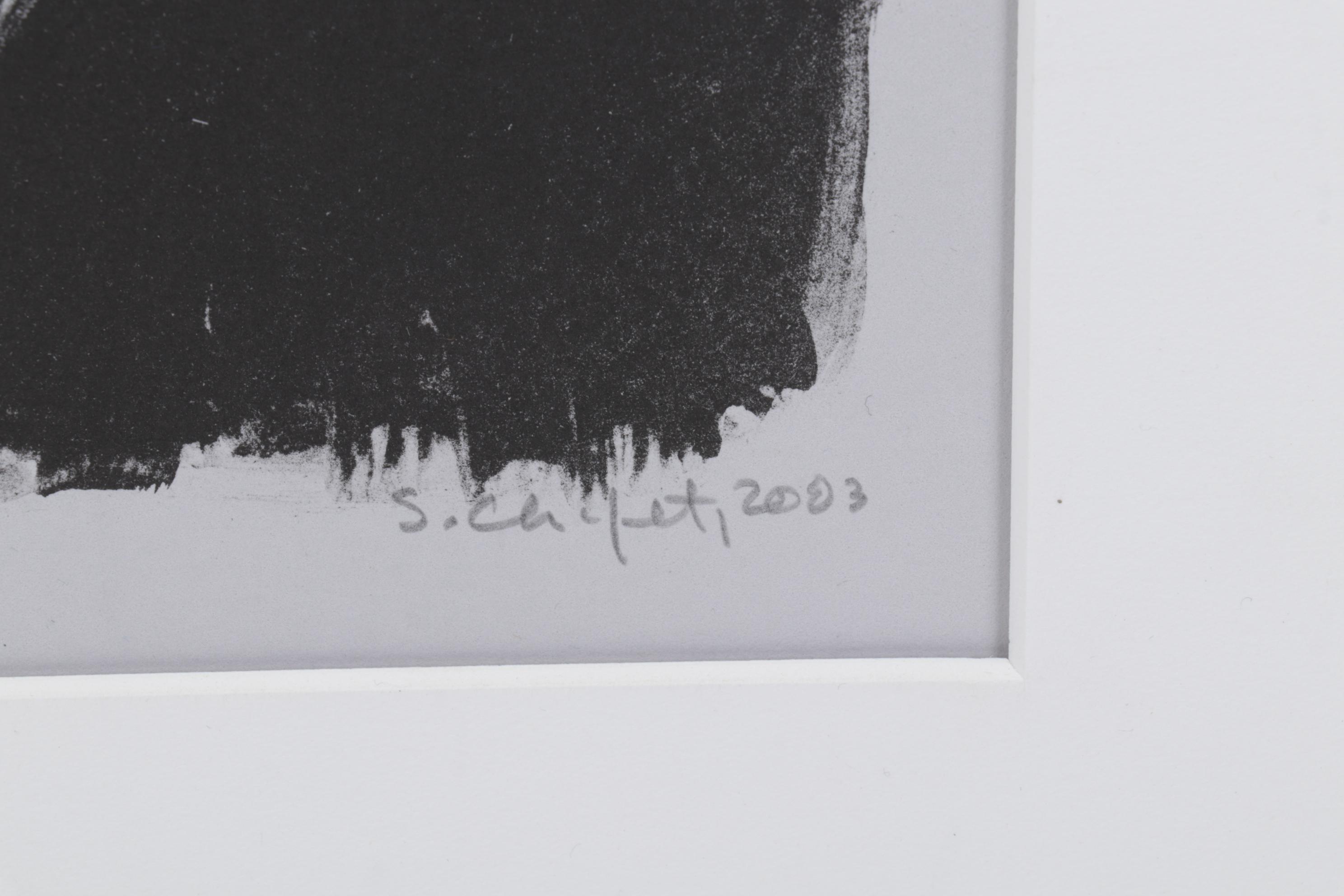 Sidney Chafetz Lithograph "Alfred Kazin," 2003