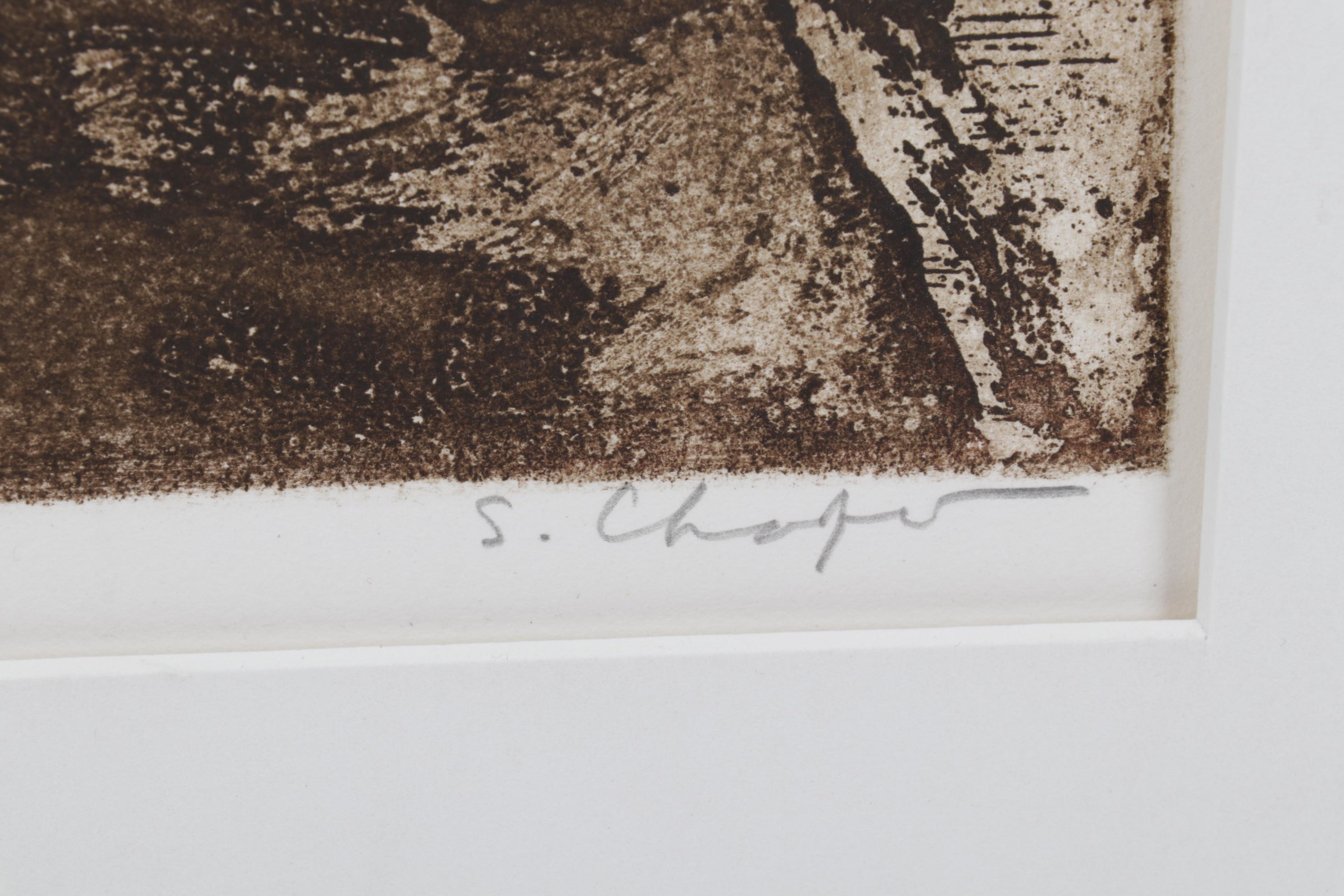 Sidney Chafetz Etching With Aquatint "Swift," 1973