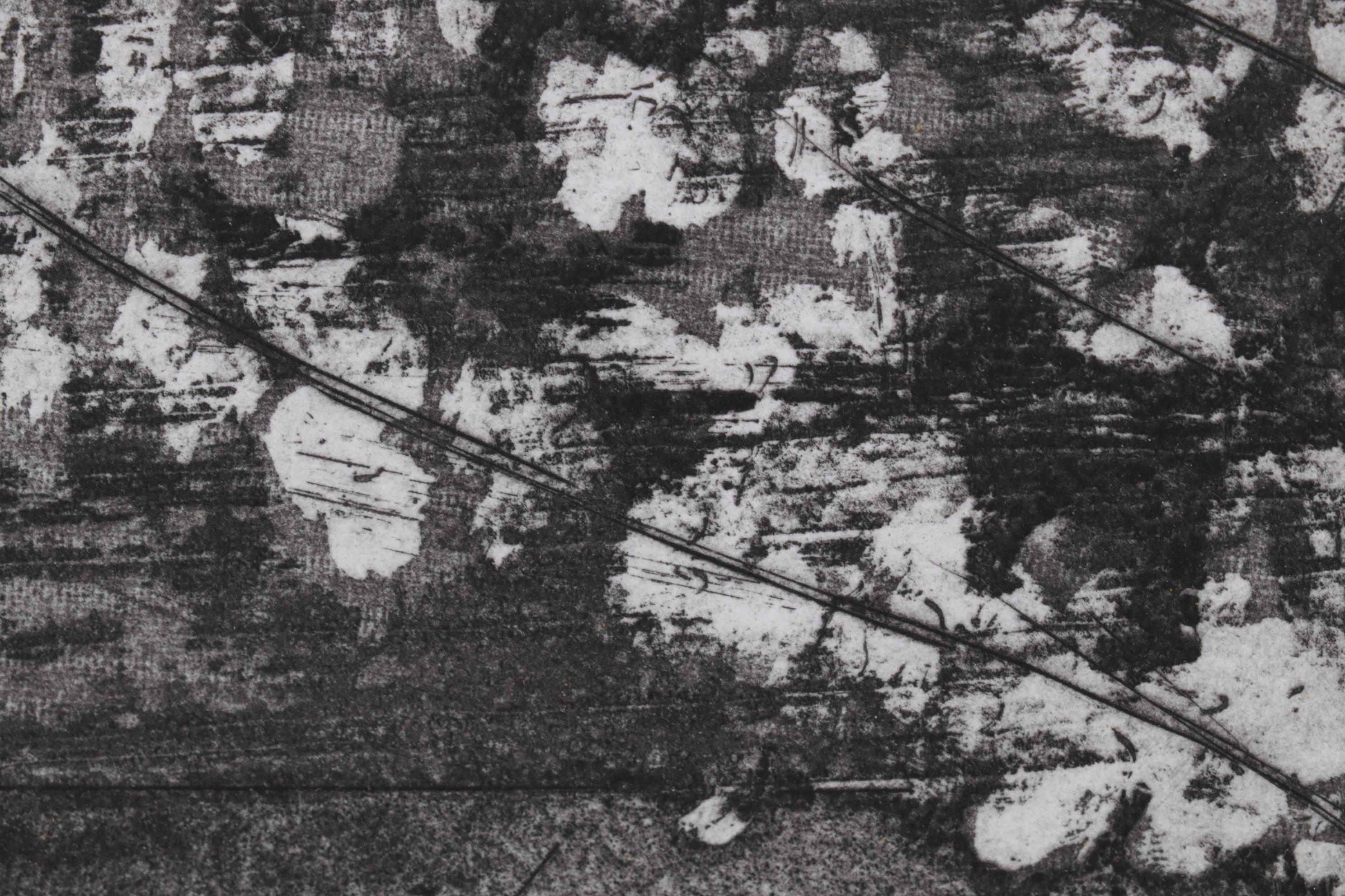 Sidney Chafetz Etching "W. C. Williams," 1970