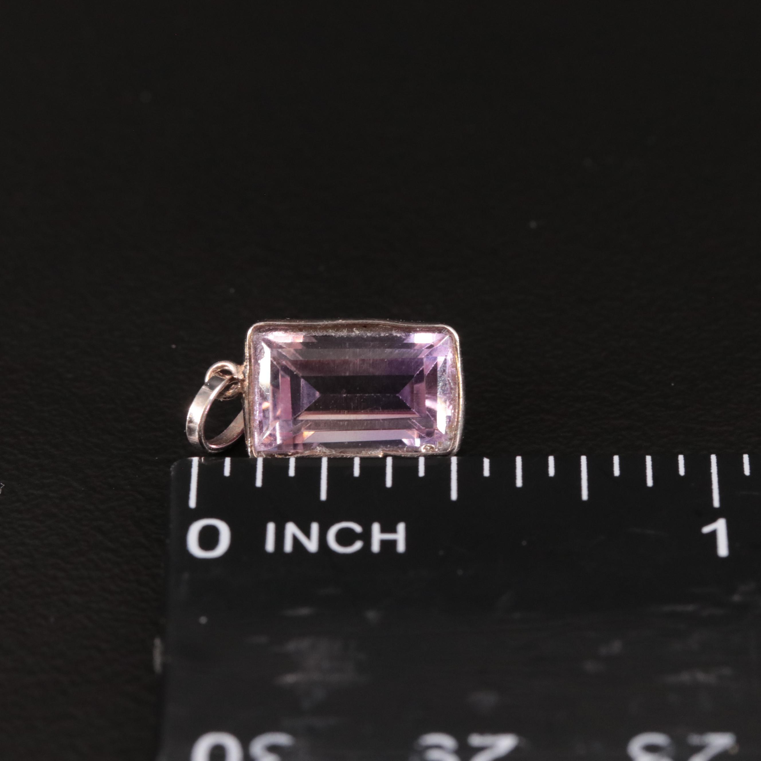 14K Amethyst Pendant