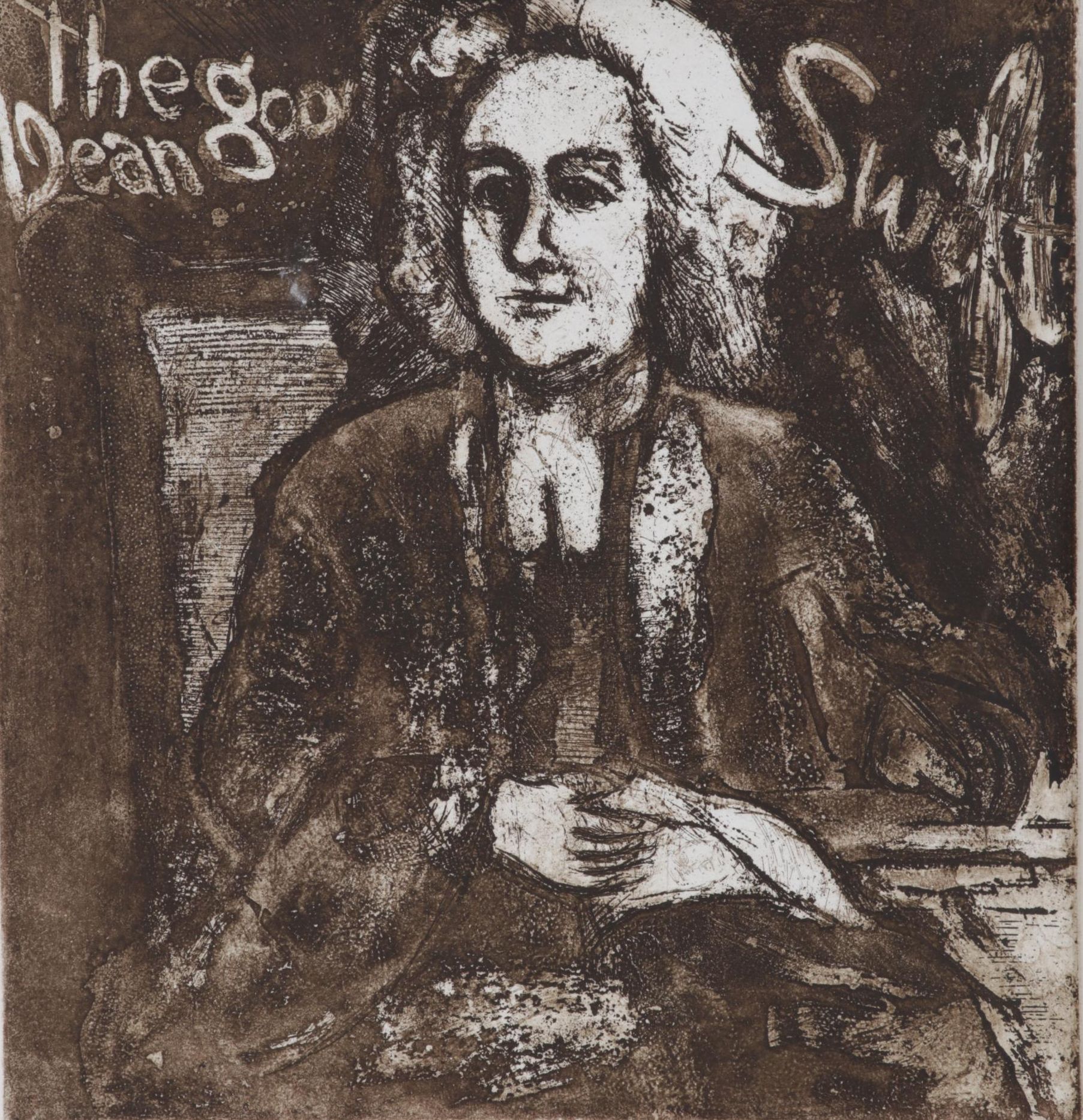 Sidney Chafetz Etching With Aquatint "Swift," 1973