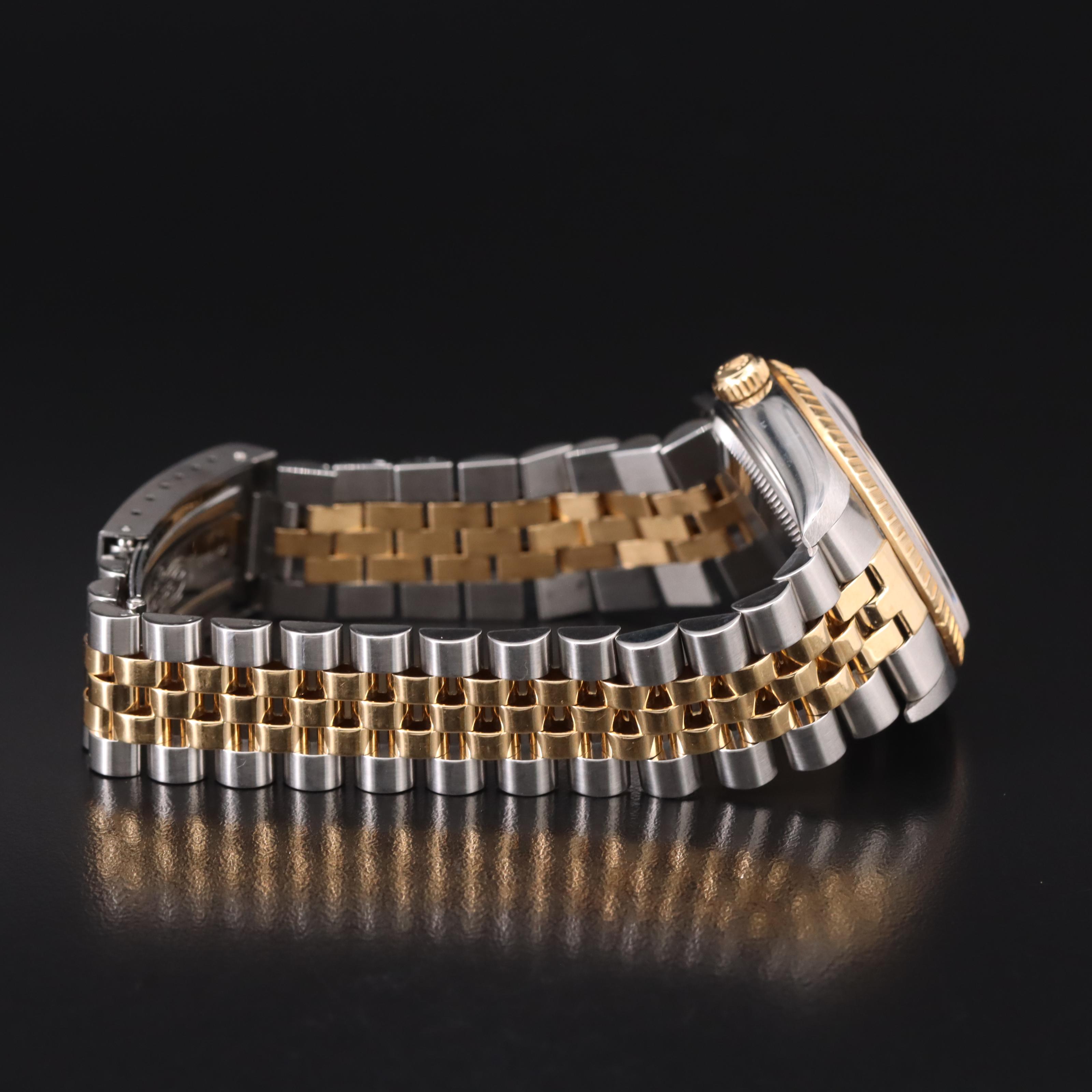 1991 Rolex Oyster Perpetual White Roman Date Watch