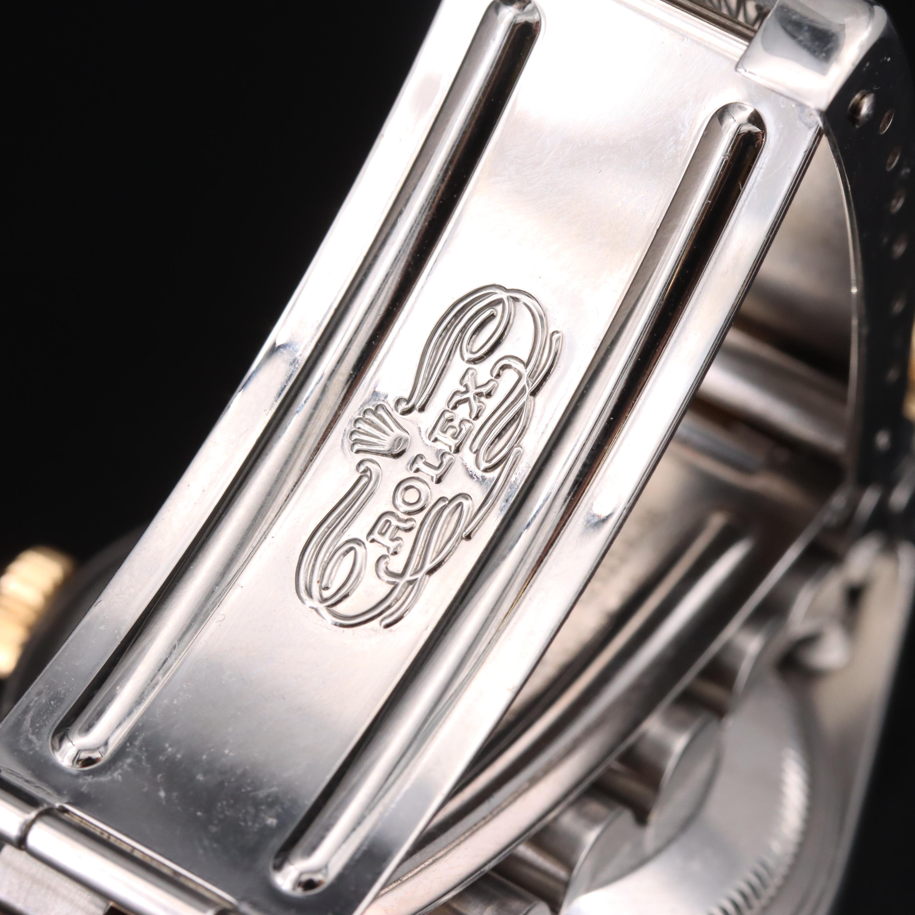 1991 Rolex Oyster Perpetual White Roman Date Watch