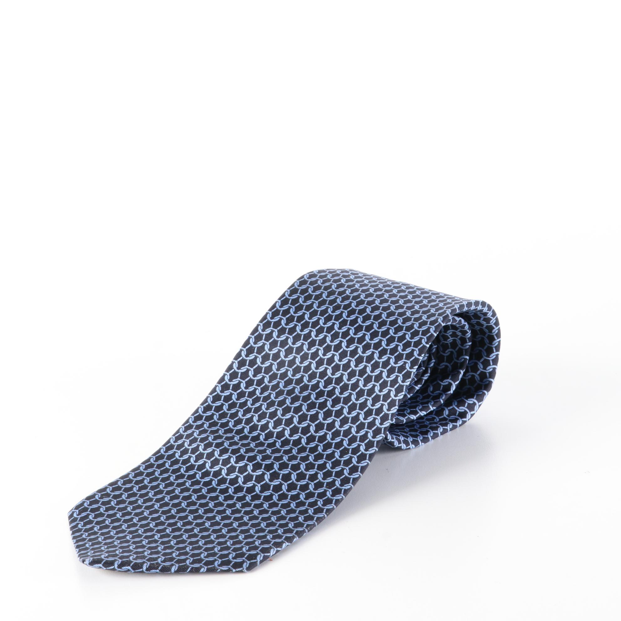 Classico by Paolo Gucci and Burberrys Patterned Silk Neckties