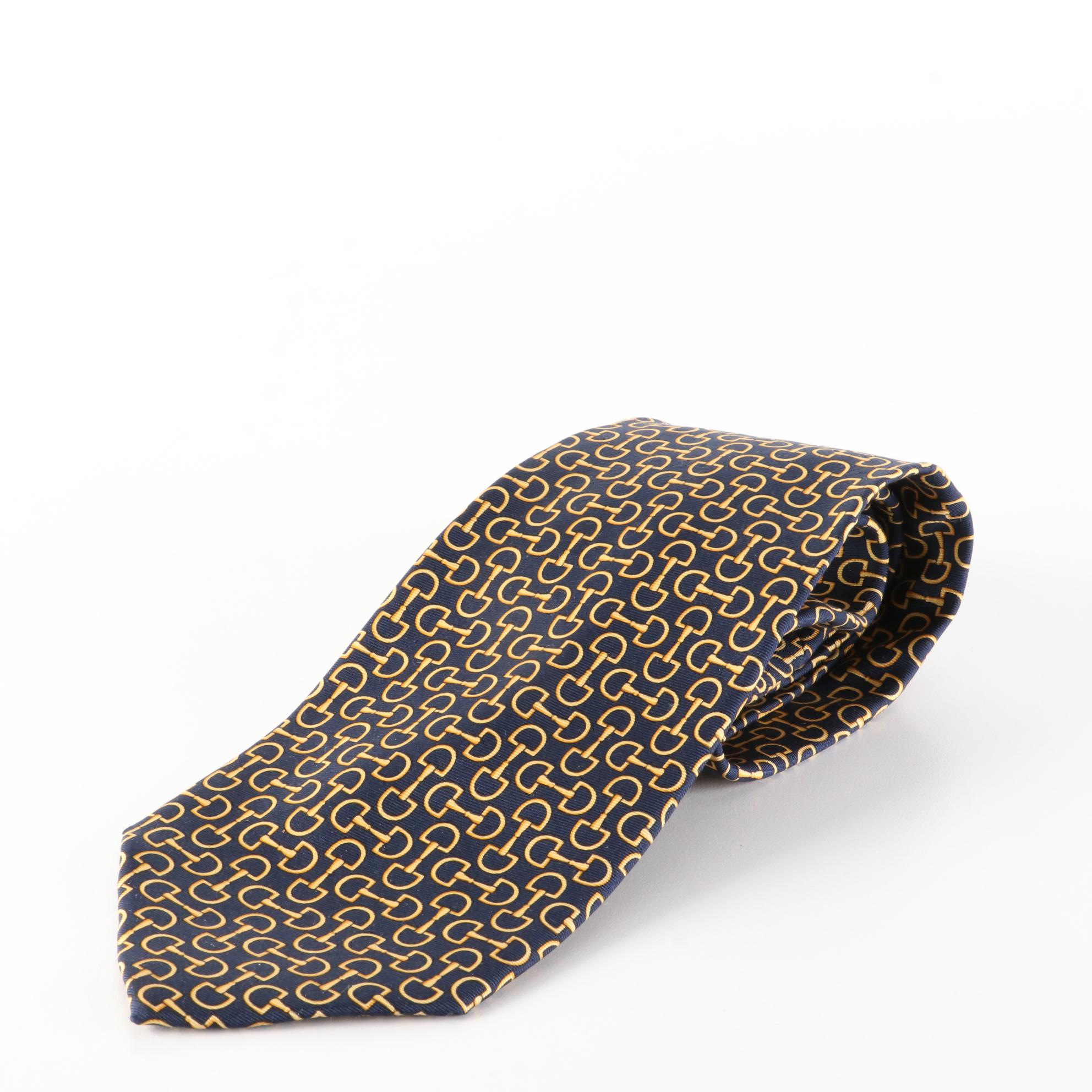 Classico by Paolo Gucci and Burberrys Patterned Silk Neckties