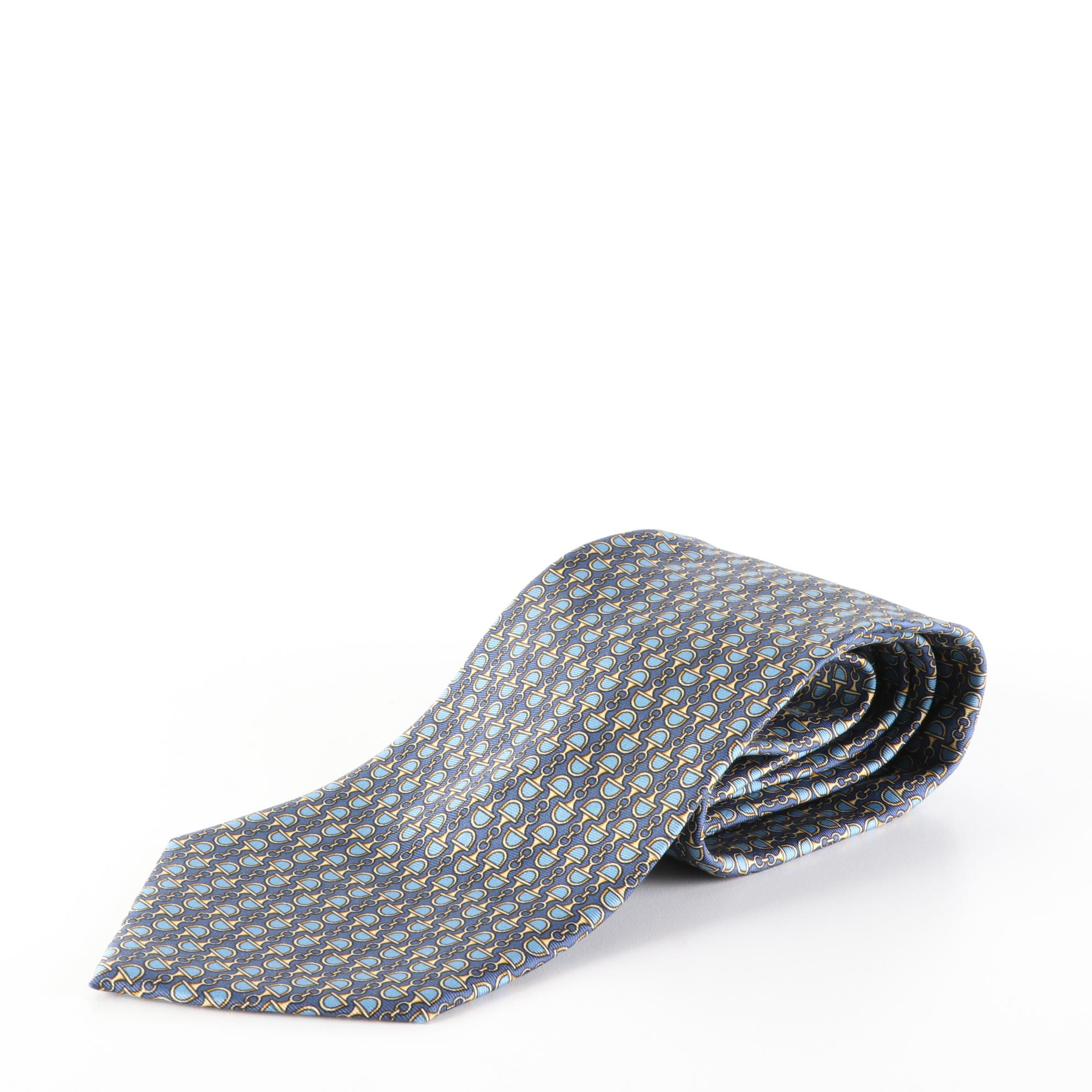 Classico by Paolo Gucci and Burberrys Patterned Silk Neckties