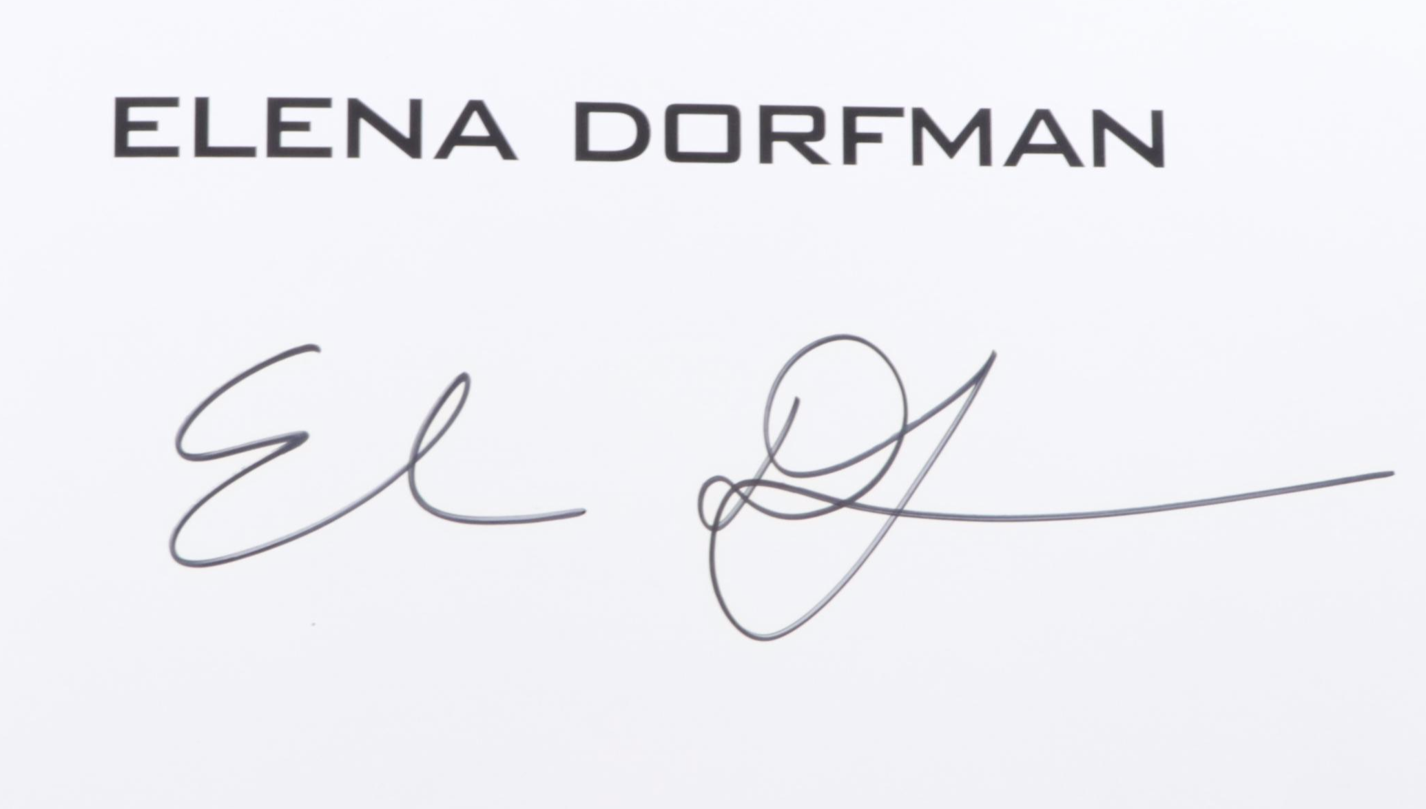 Signed First Edition "Empire Falling" by Elena Dorfman, 2013