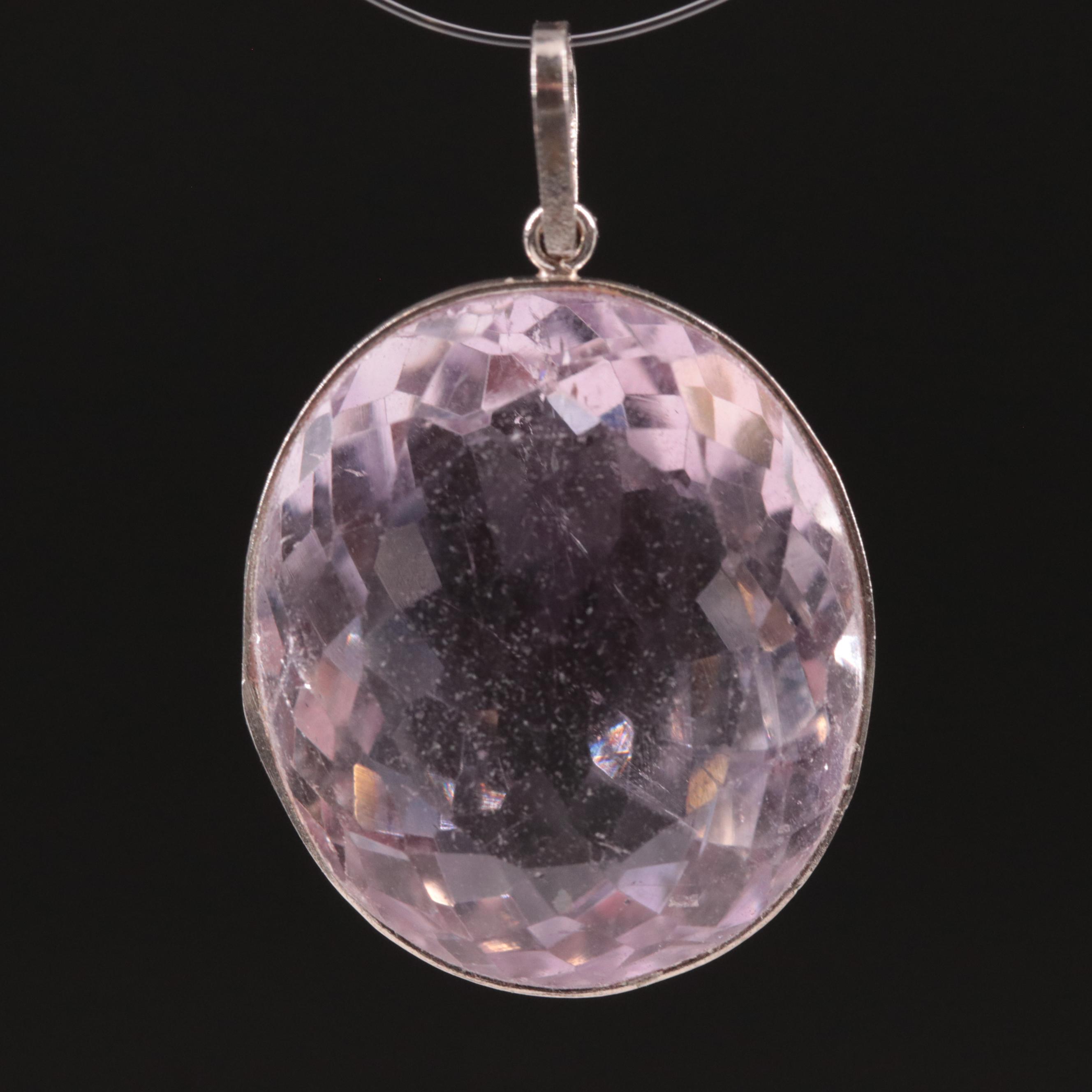 14K Amethyst Pendant
