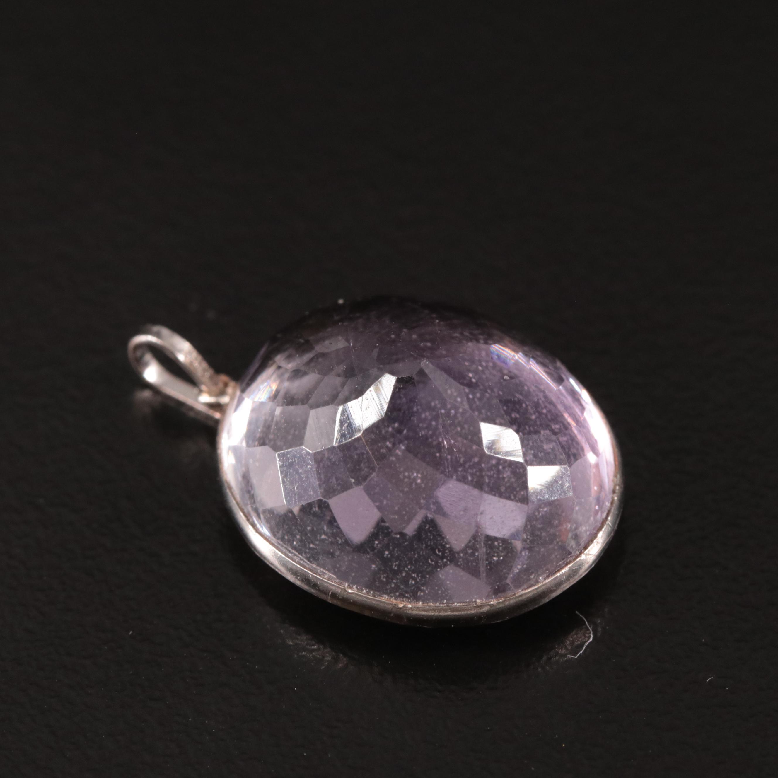 14K Amethyst Pendant