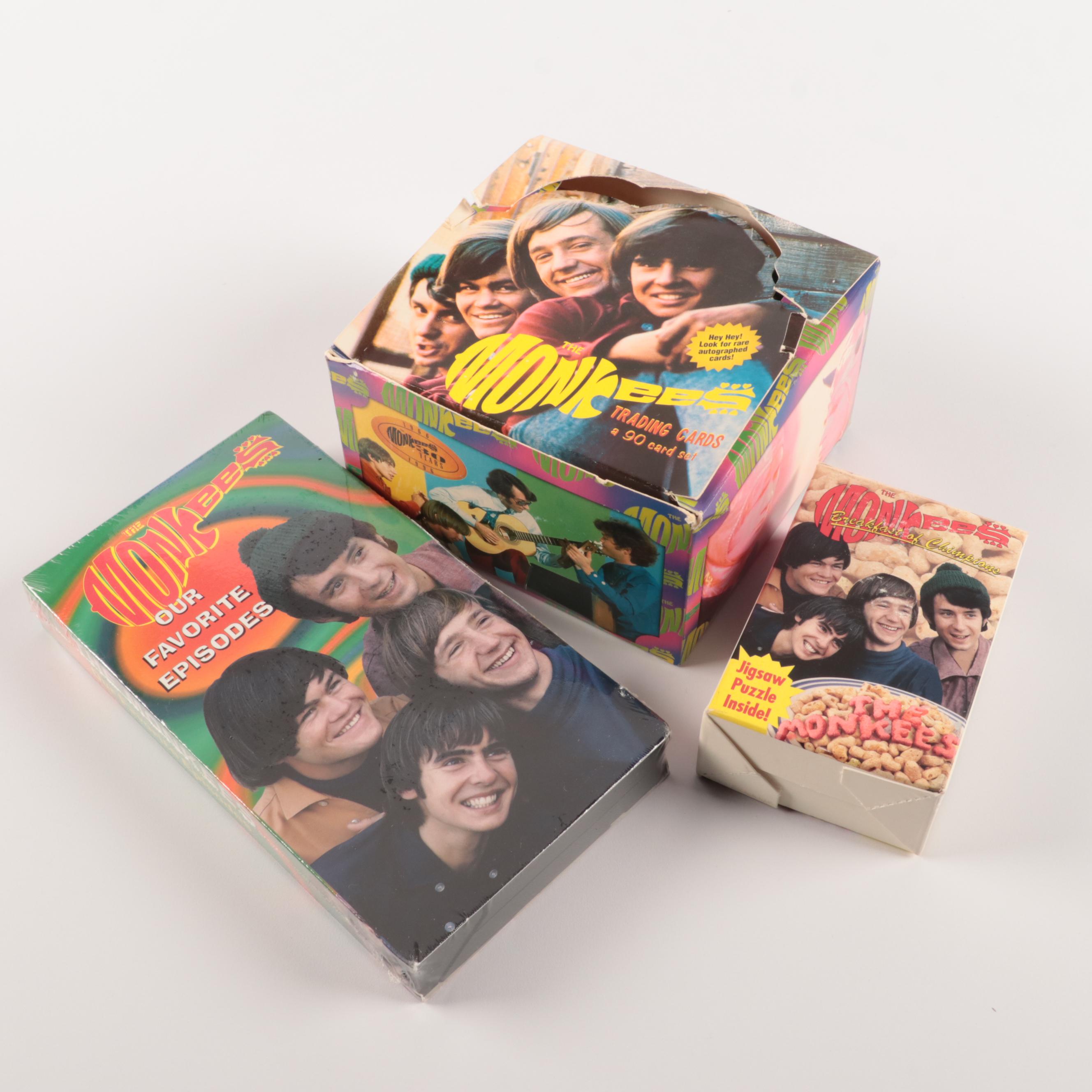 The Monkees Trading Cards, Lunchbox, Book, VHS Tape and More Memorabilia