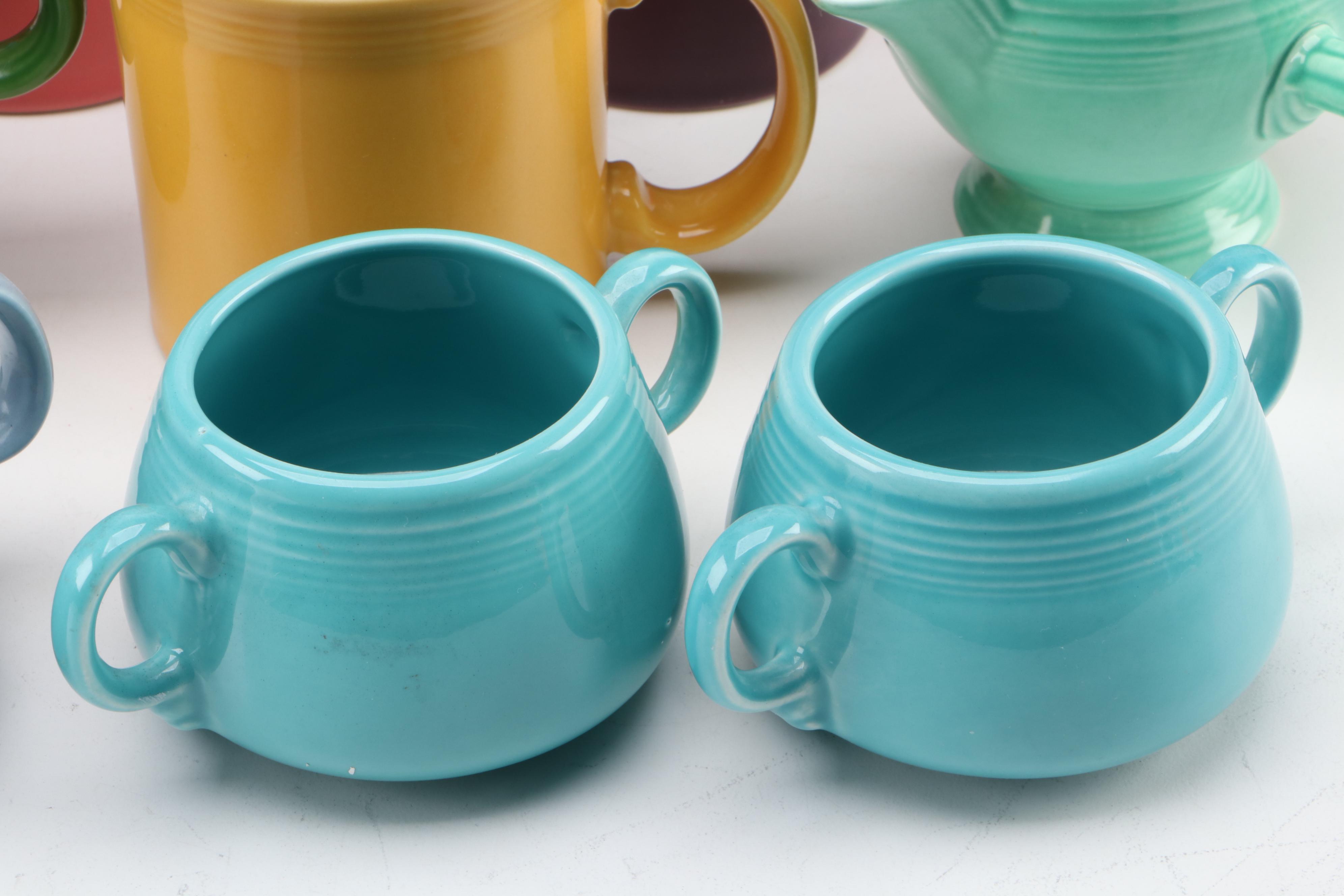 Homer Laughlin "Fiesta" Plates, Bowls, Cups and More