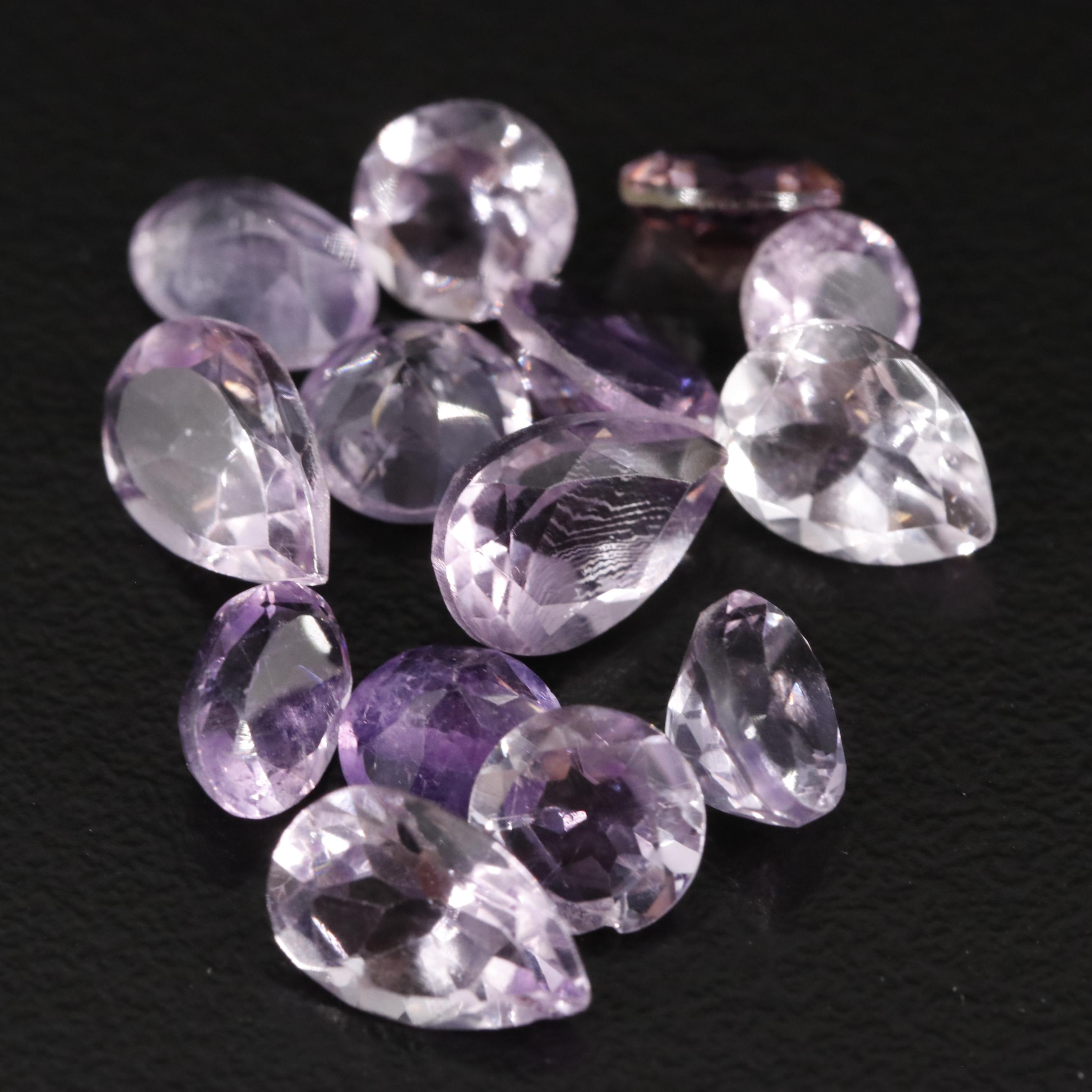 Loose 11.70 CTW Amethyst Lot