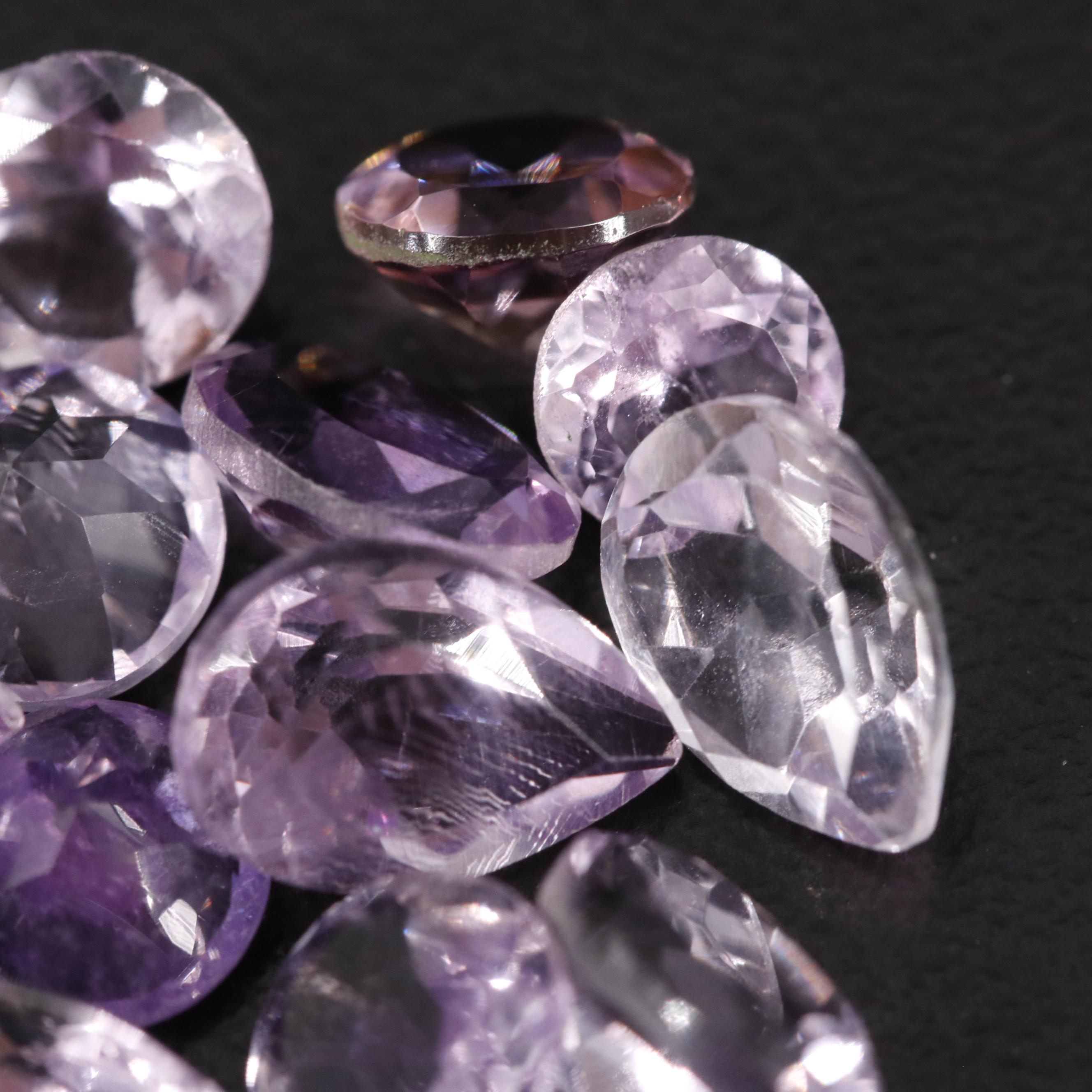 Loose 11.70 CTW Amethyst Lot