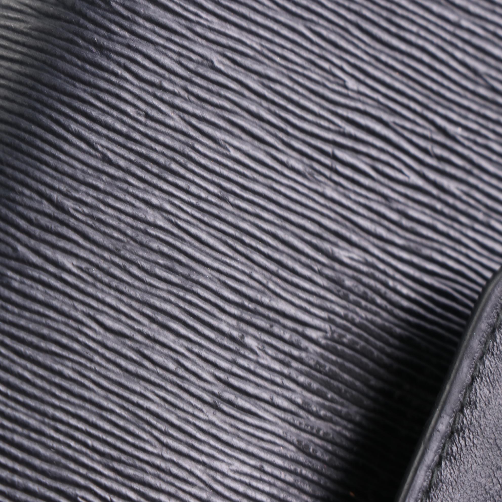 Prada French Flap Compact Wallet in Black Textured Leather