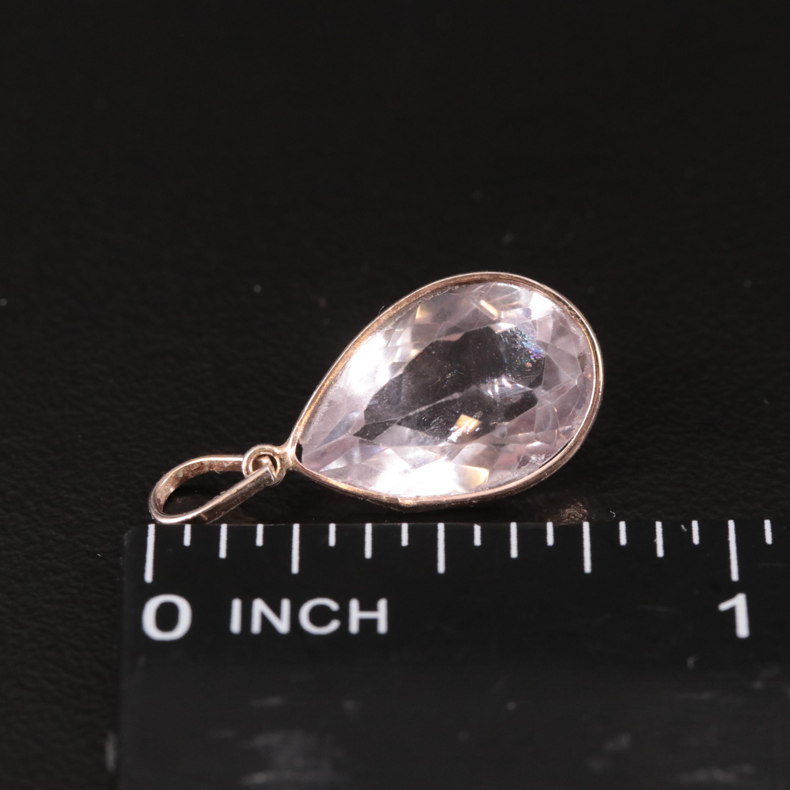 14K Amethyst Pendant