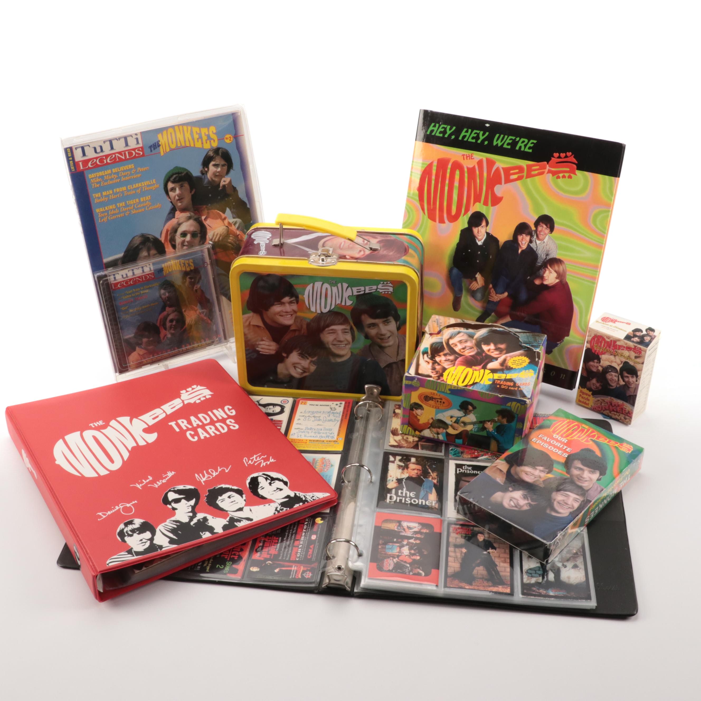 The Monkees Trading Cards, Lunchbox, Book, VHS Tape and More Memorabilia