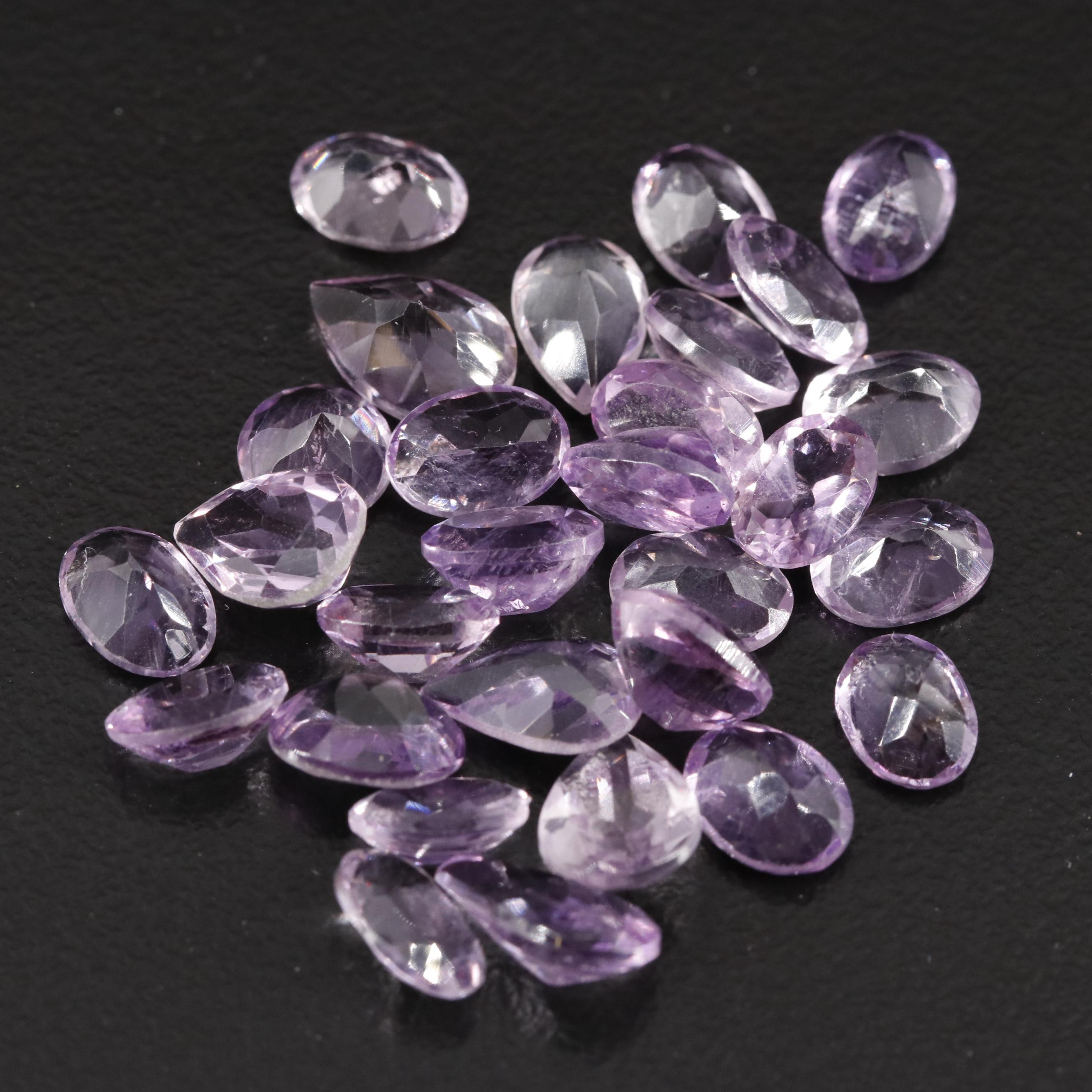 Loose 23.50 CTW Amethyst  Lot