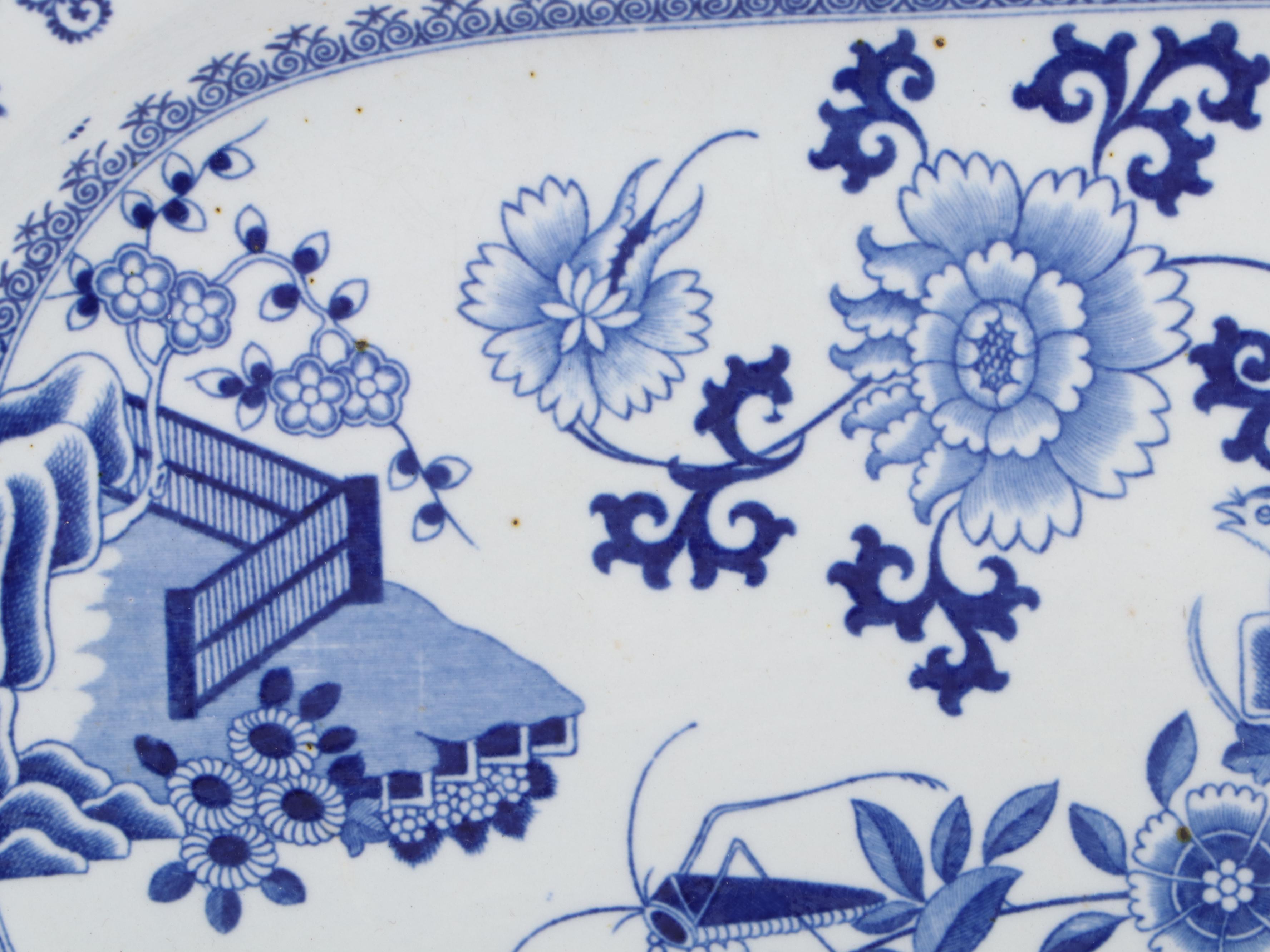 Spode Delft Stoneware Serving Dishes, 19th Century