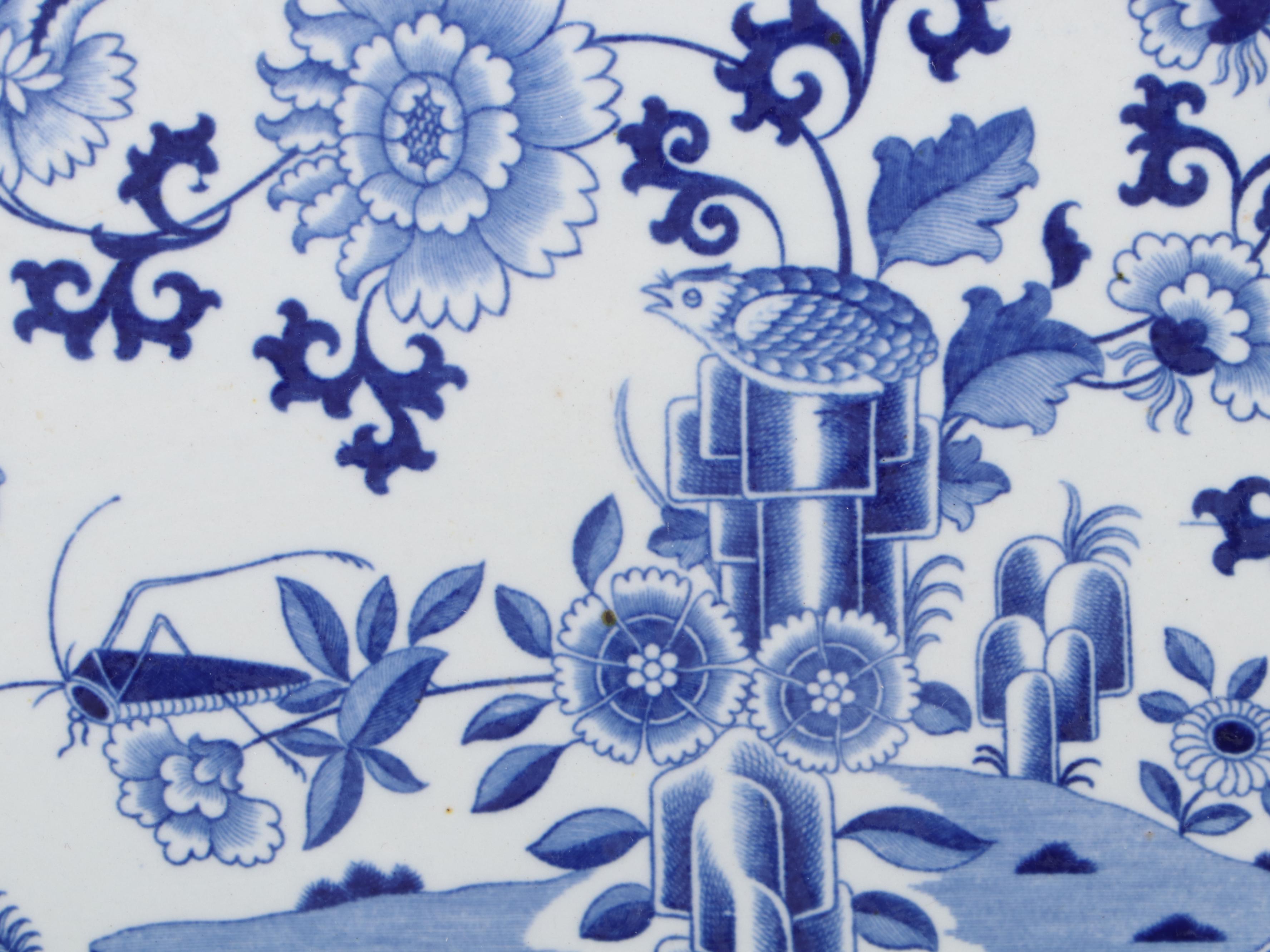 Spode Delft Stoneware Serving Dishes, 19th Century