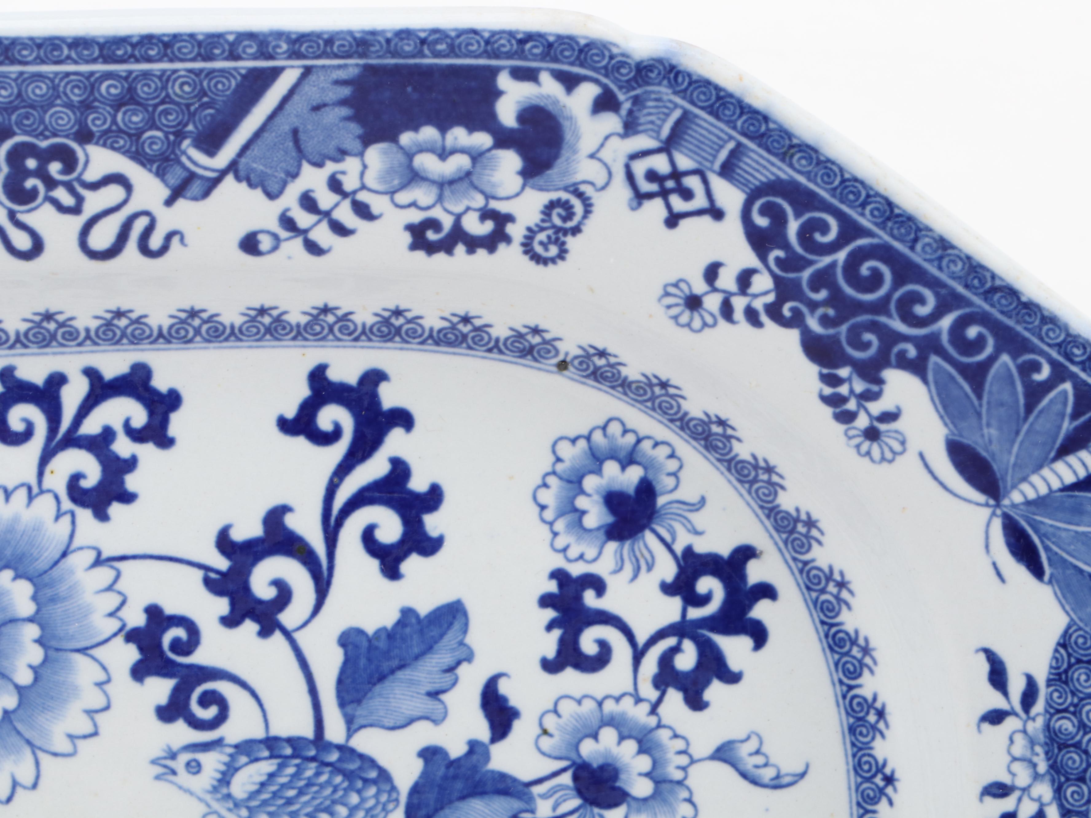 Spode Delft Stoneware Serving Dishes, 19th Century