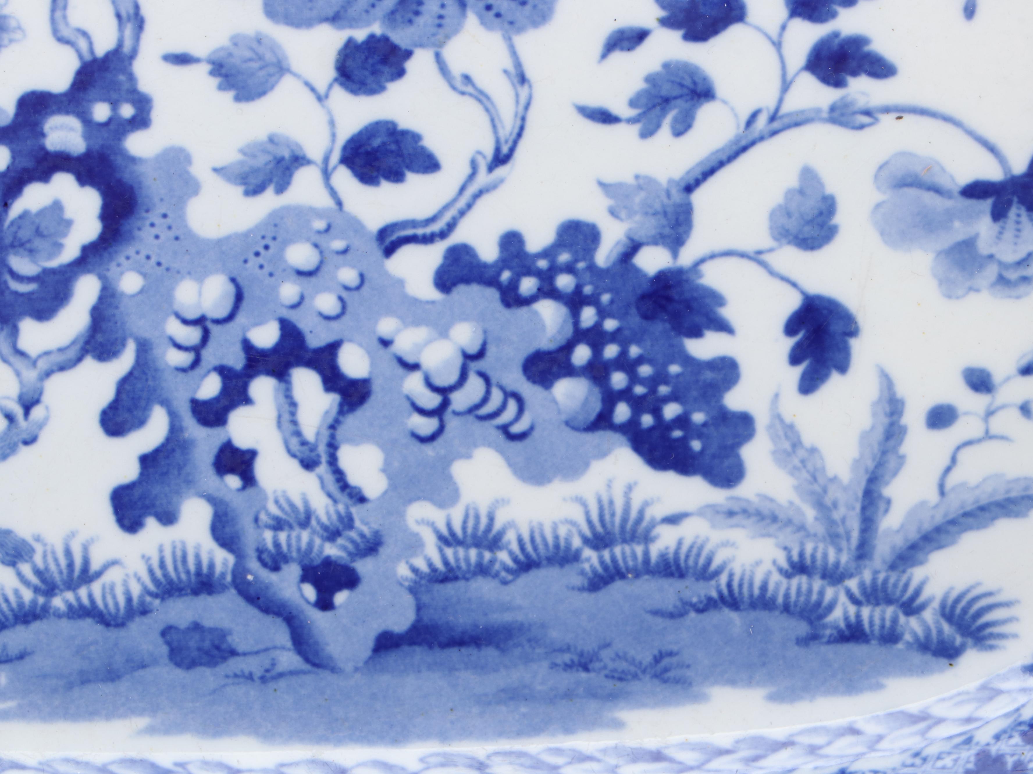 Spode Delft Stoneware Serving Dishes, 19th Century