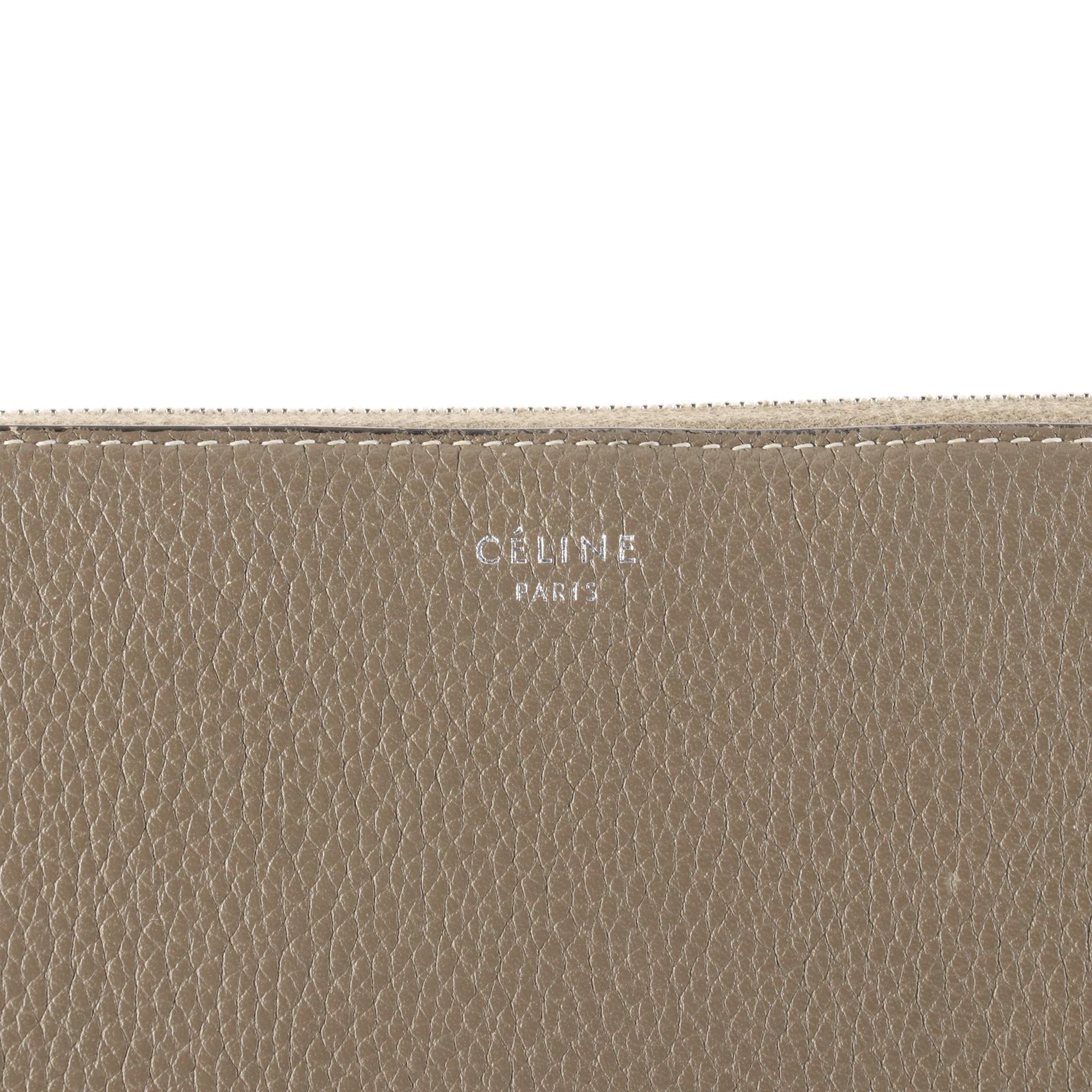 Céline Zip-Around Wallet in Calfskin Leather