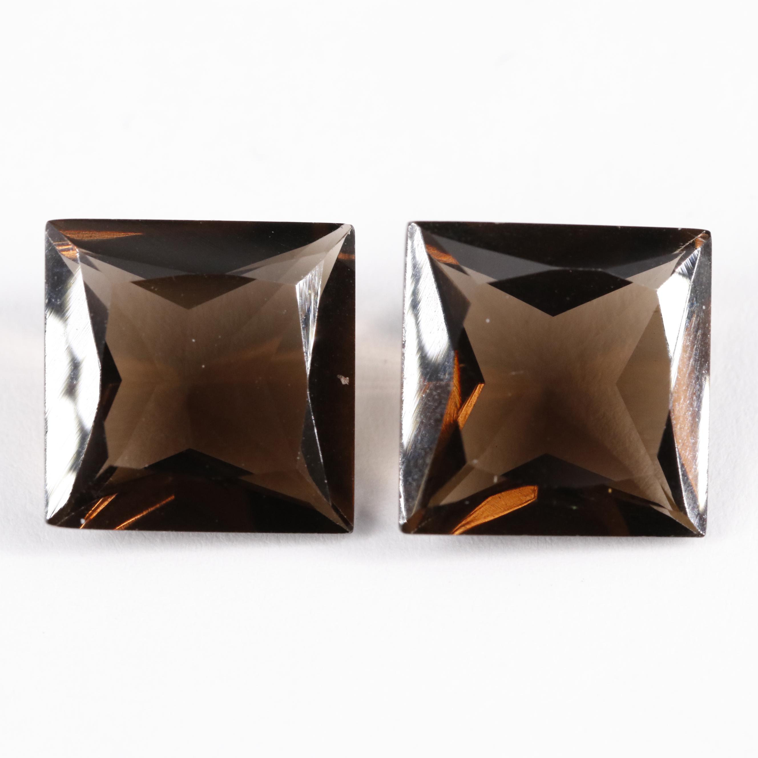 Loose 12.55 CTW Smoky Quartz