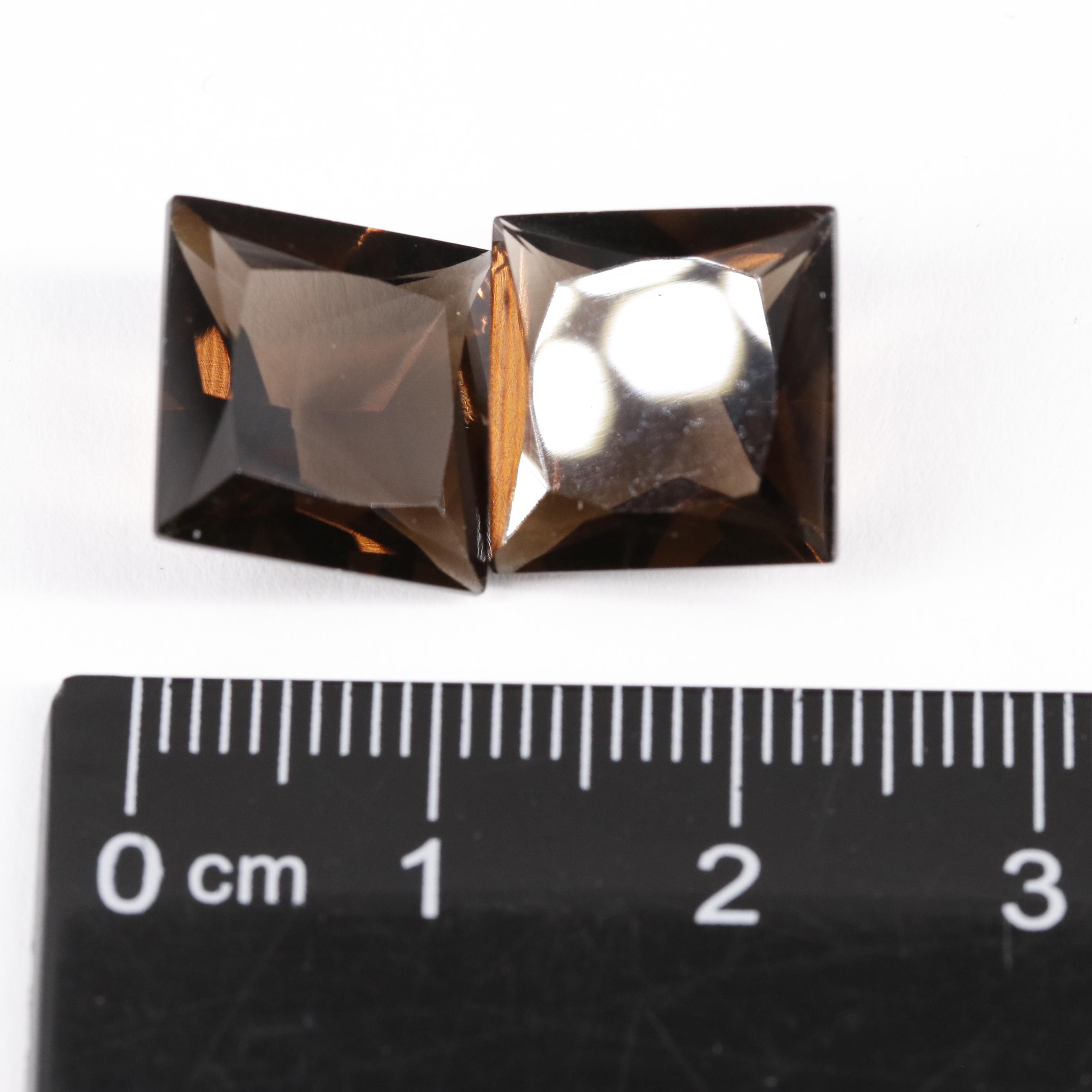 Loose 12.55 CTW Smoky Quartz