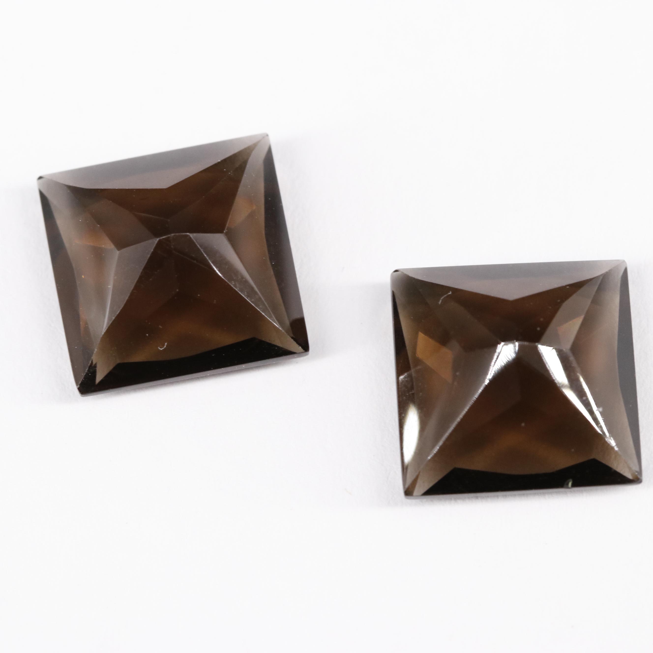 Loose 12.55 CTW Smoky Quartz