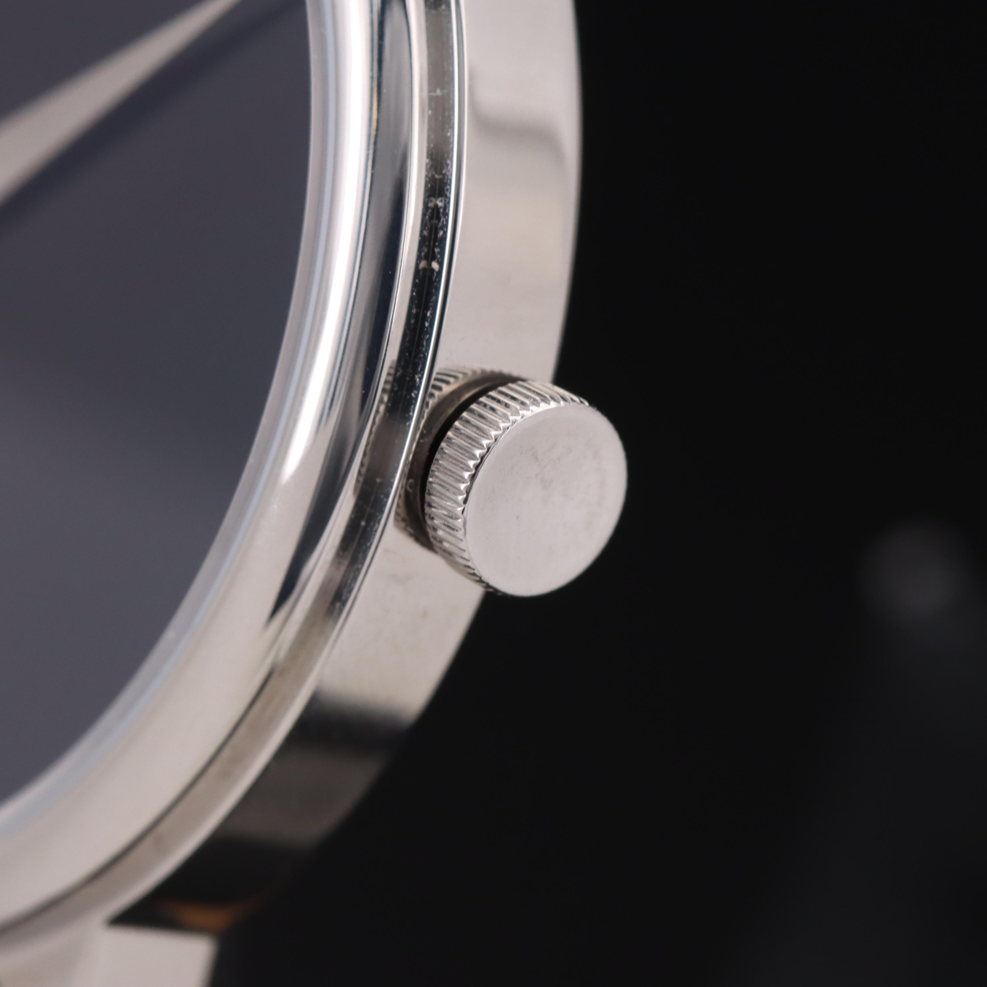 Movado Museum Stainless Steel Black Dial Watch