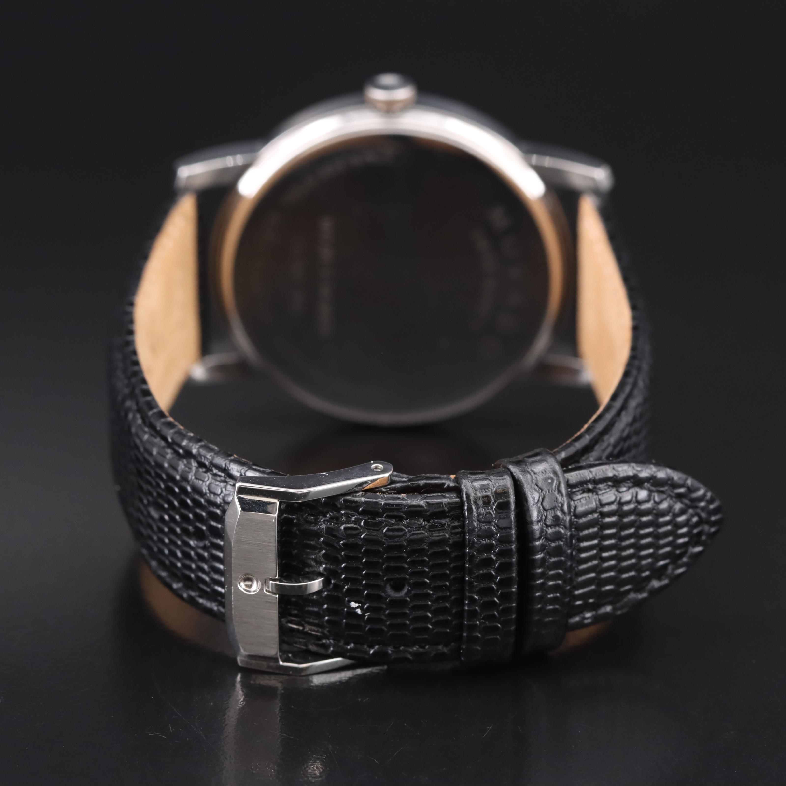 Movado Museum Stainless Steel Black Dial Watch