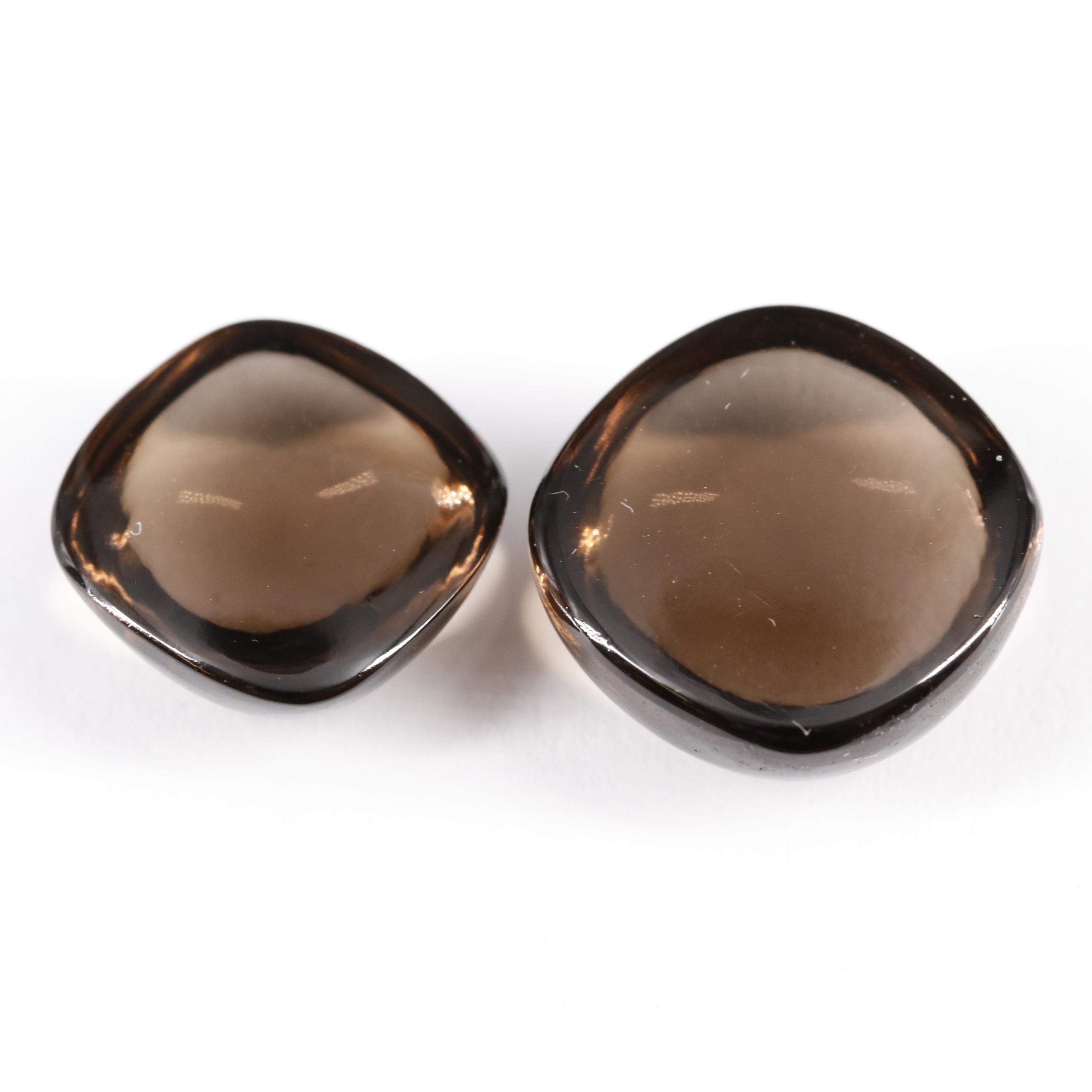 Loose 17.15 CTW Smoky Quartz Lot