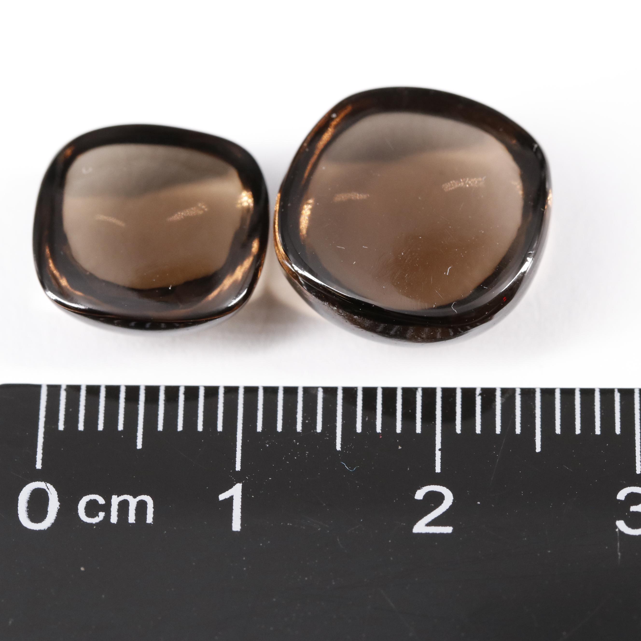 Loose 17.15 CTW Smoky Quartz Lot