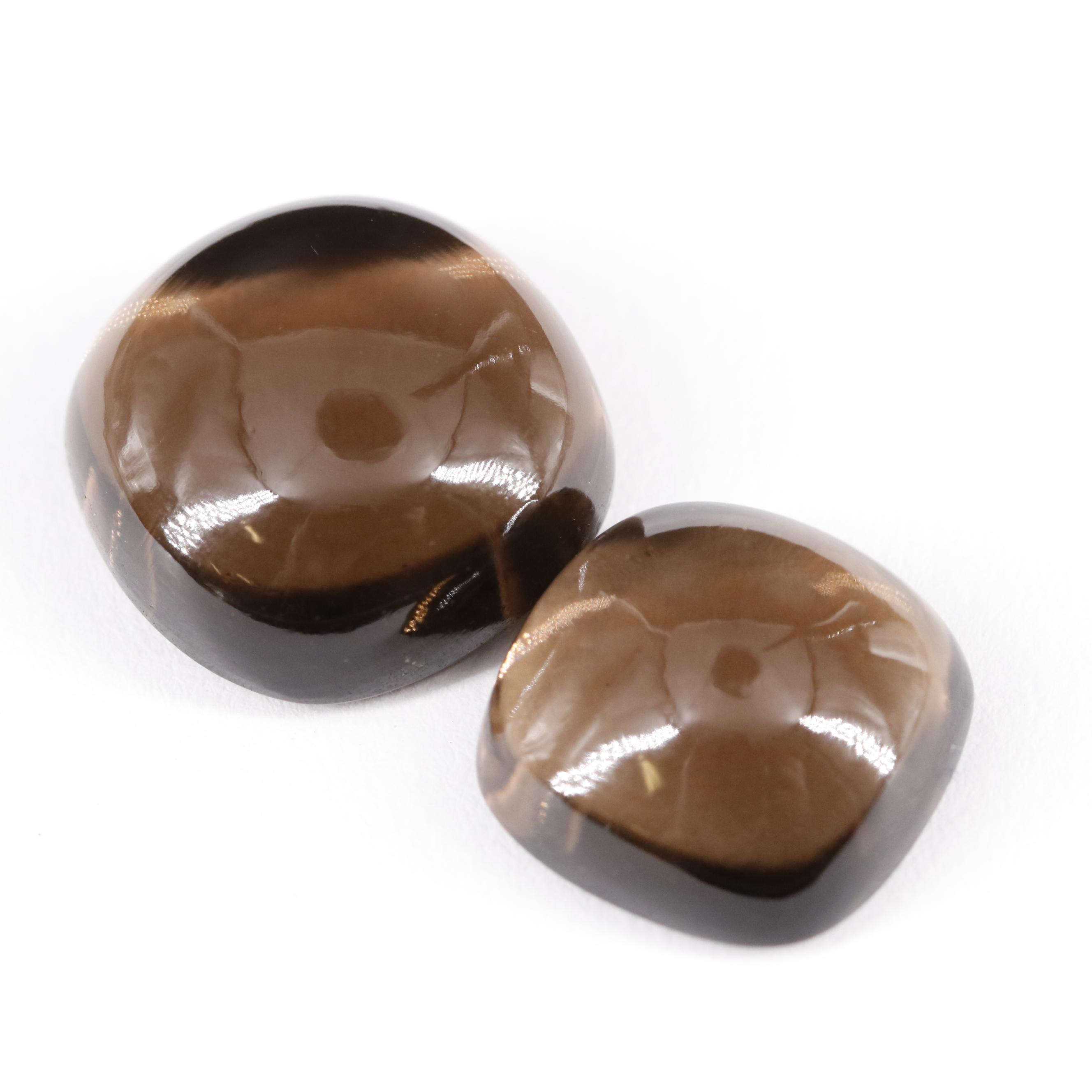 Loose 17.15 CTW Smoky Quartz Lot