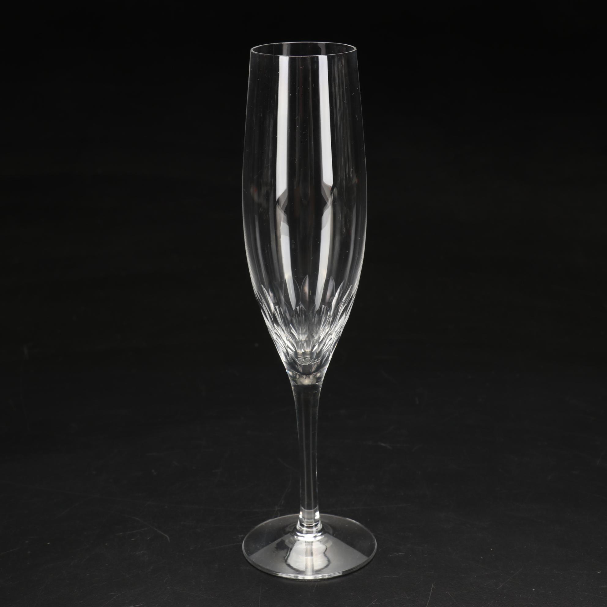 Orrefors Crystal "Prelude Clear" Water Goblets, Champagne Flutes, and More