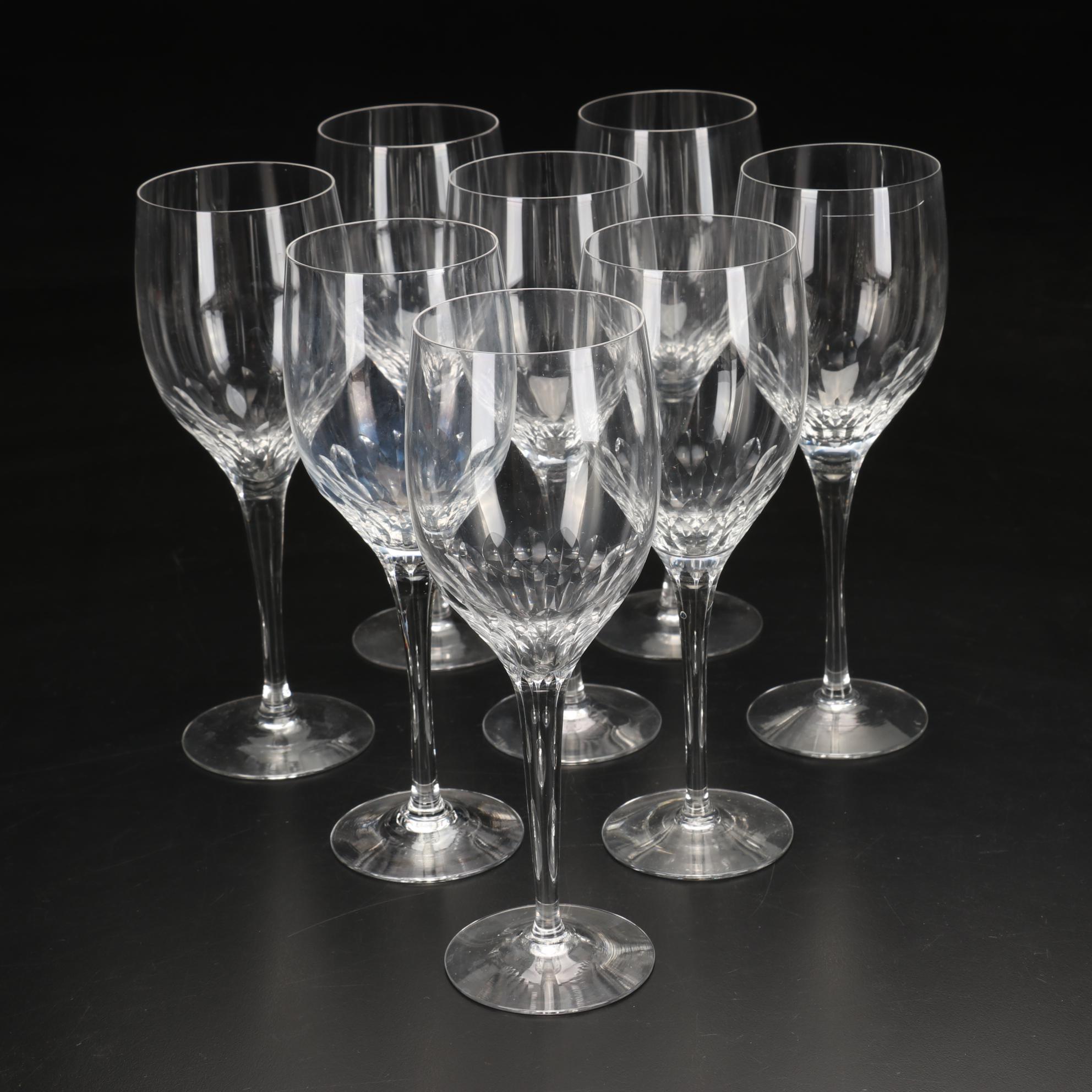 Orrefors Crystal "Prelude Clear" Water Goblets, Champagne Flutes, and More