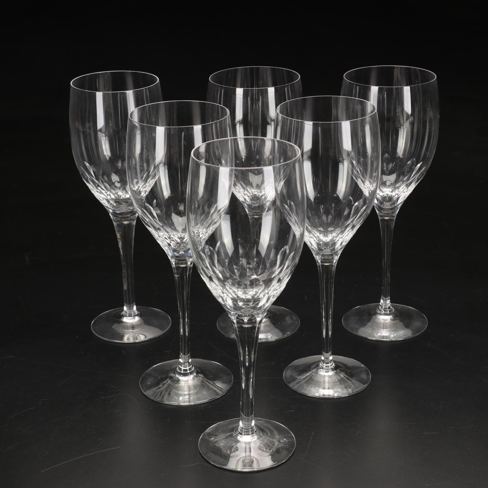 Orrefors Crystal "Prelude Clear" Water Goblets, Champagne Flutes, and More