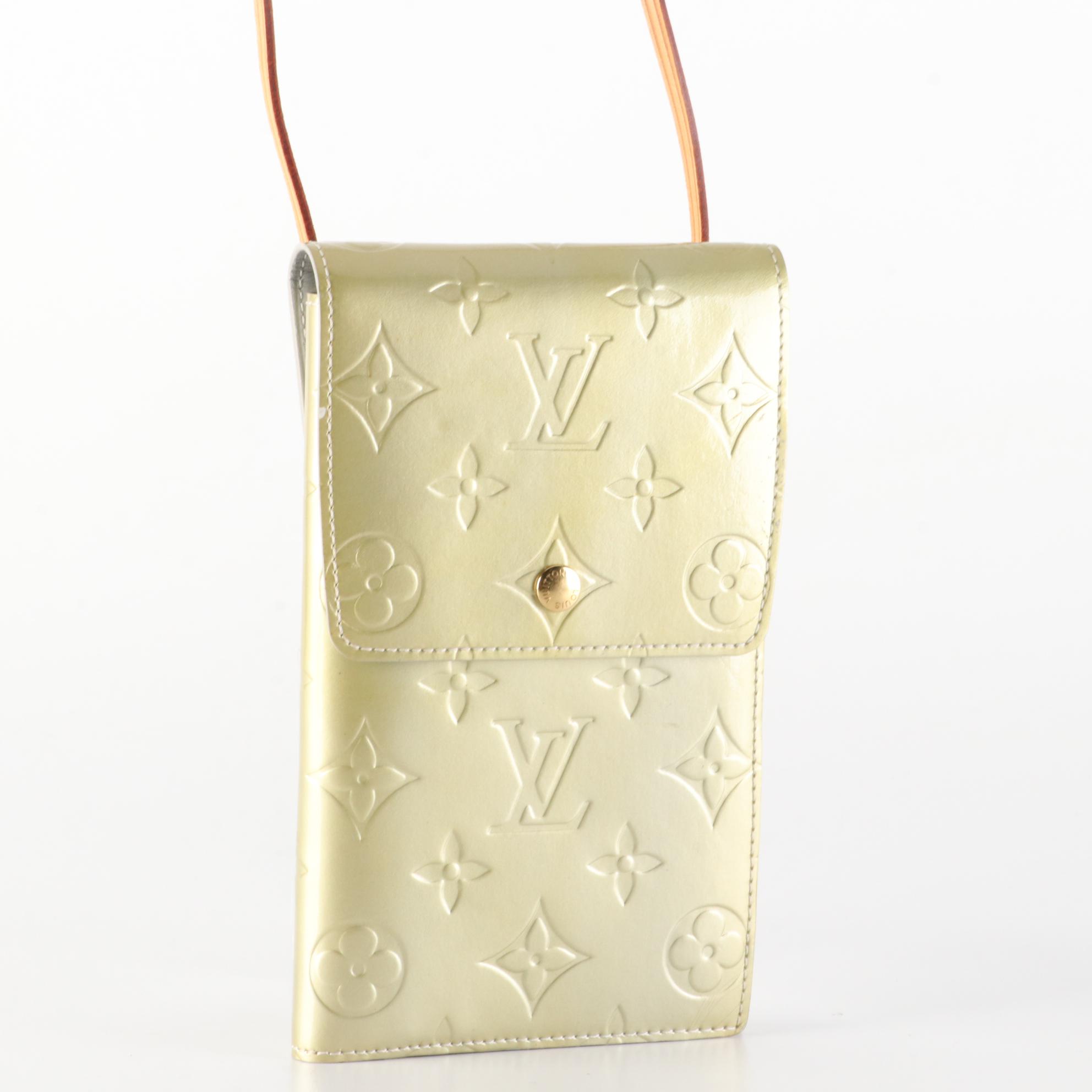 Louis Vuitton Walker Crossbody Wallet in Monogram Vernis Leather