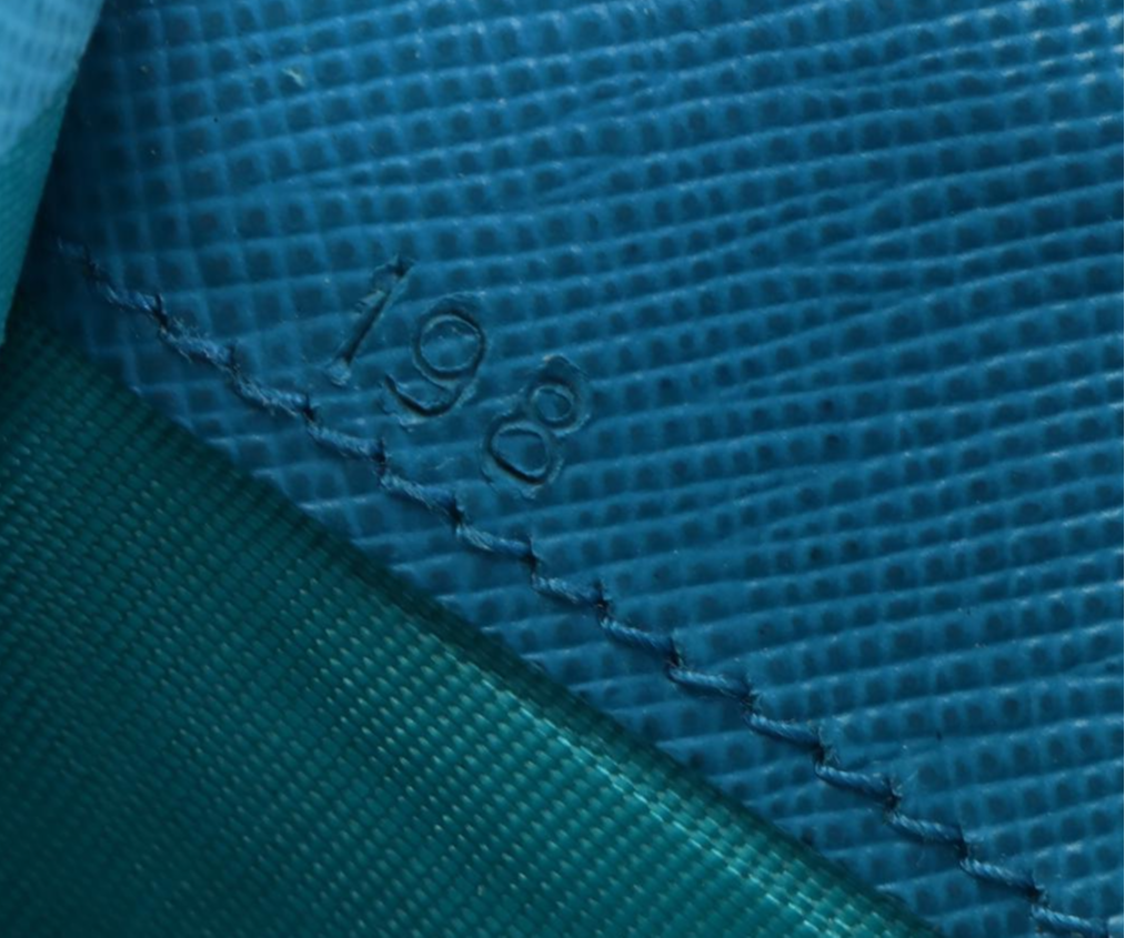 Prada Bicolor Saffiano Leather Wallet