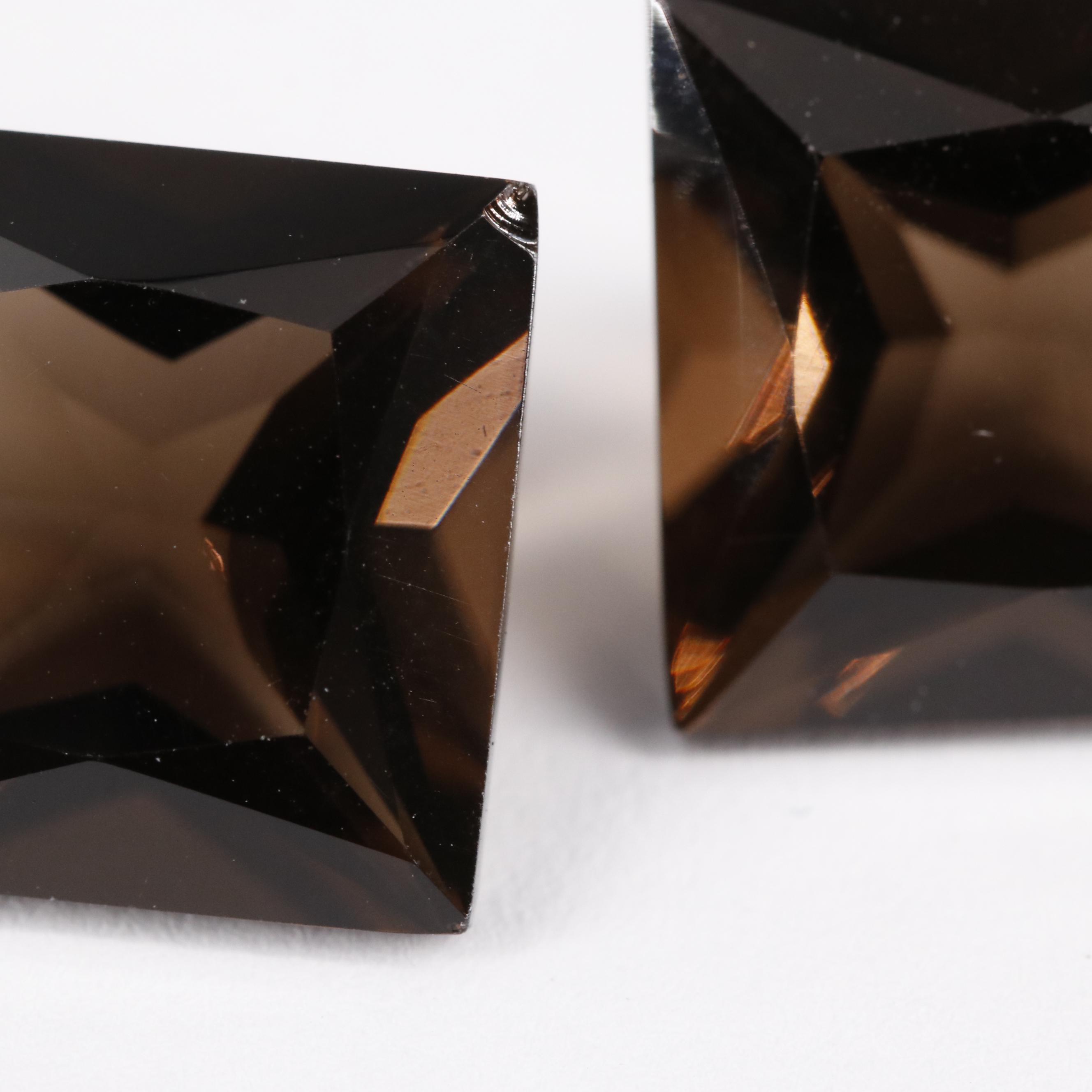 Loose 15.25 CTW Smoky Quartz Lot