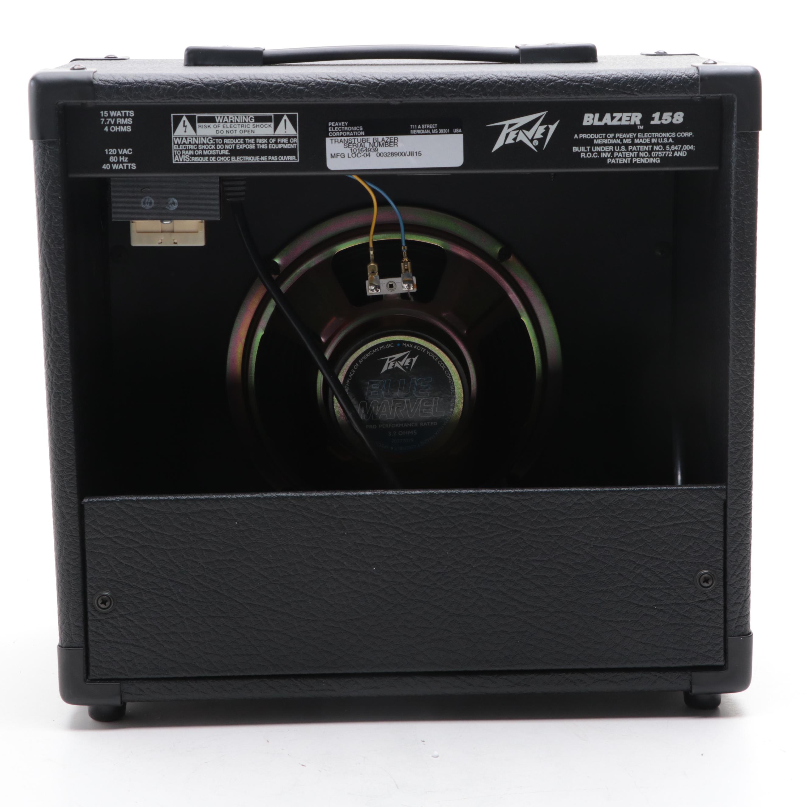 Silvertone Lap Steel Guitar With Peavey Blazer 158 Amp