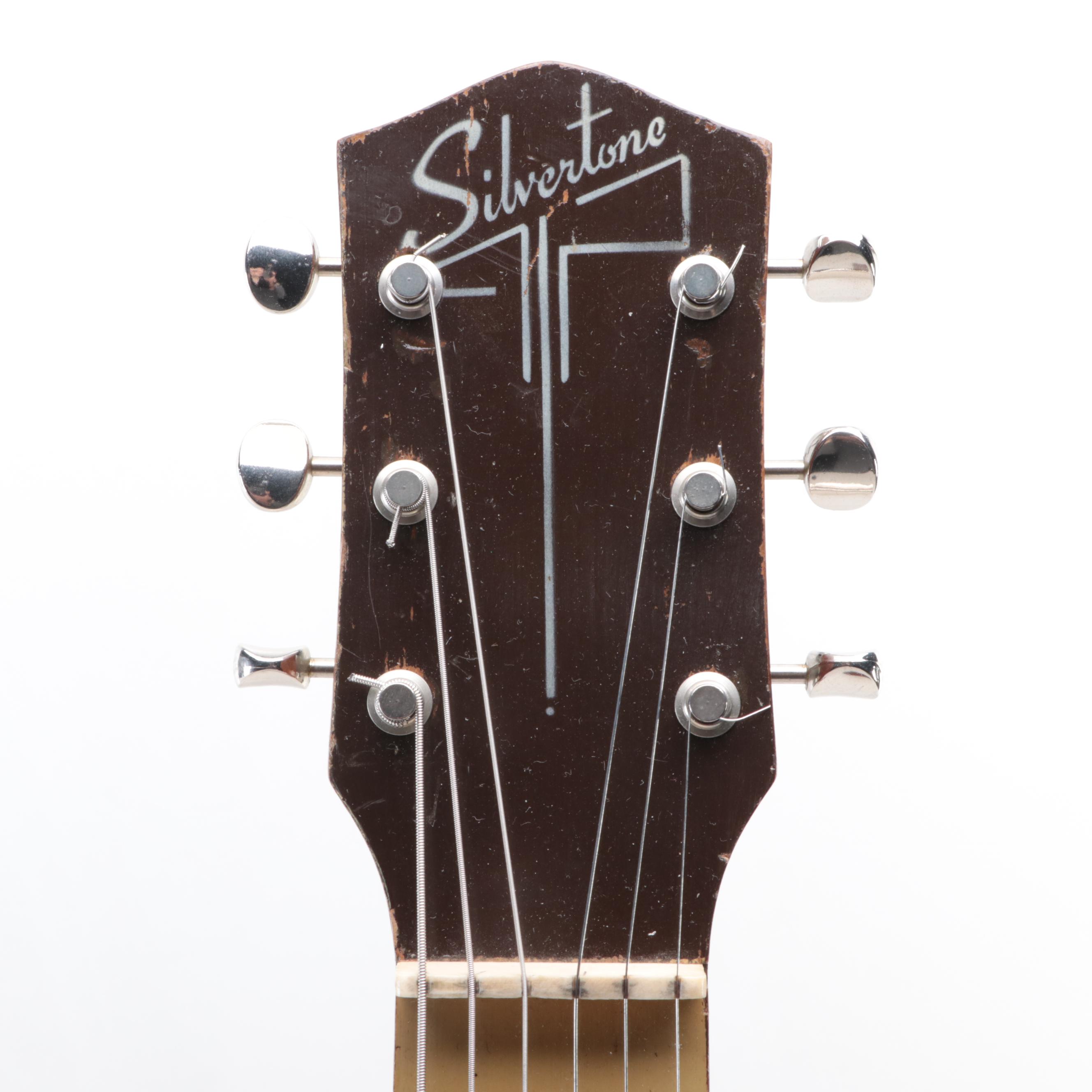 Silvertone Lap Steel Guitar With Peavey Blazer 158 Amp