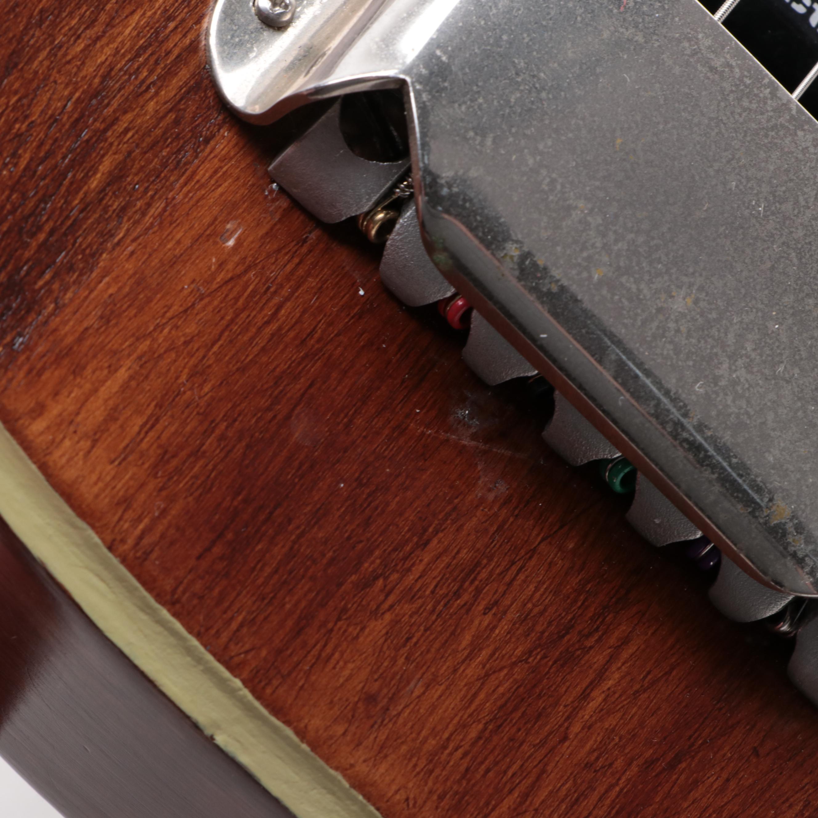 Silvertone Lap Steel Guitar With Peavey Blazer 158 Amp