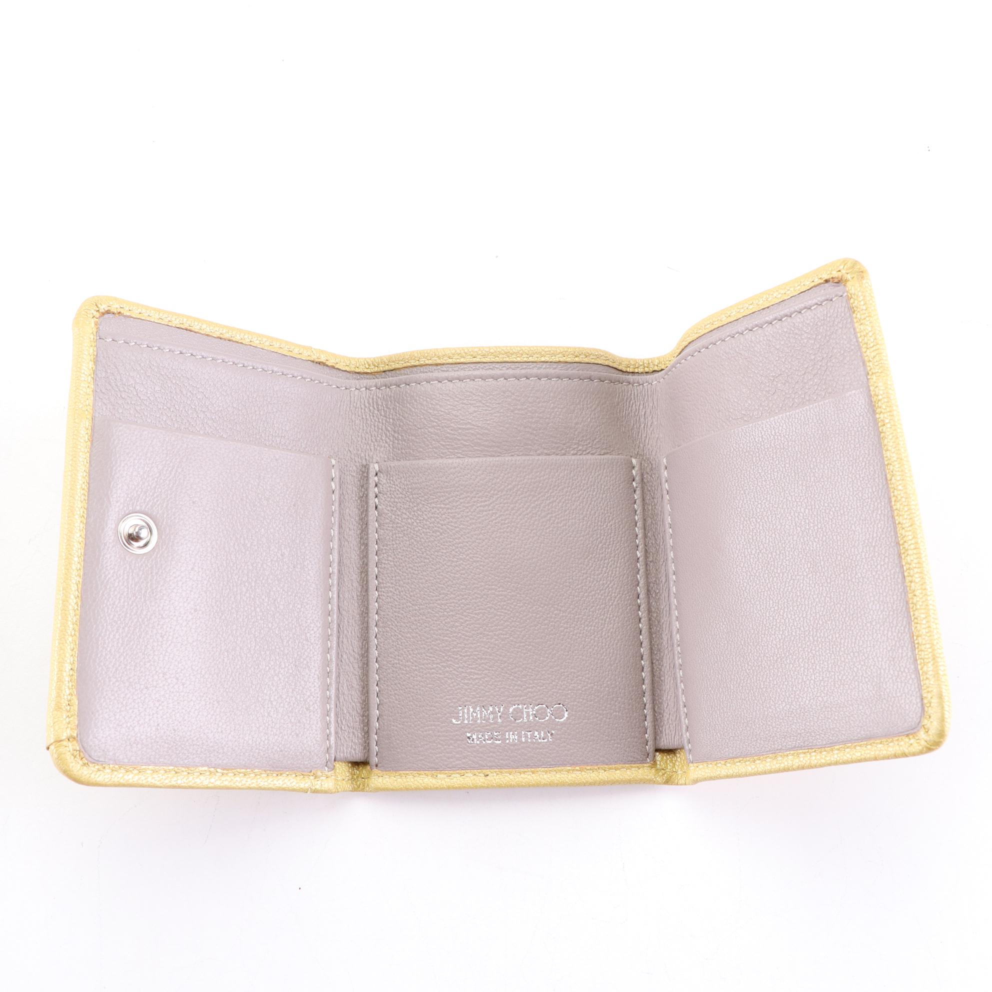 Jimmy Choo Star Studded Leather Billfold