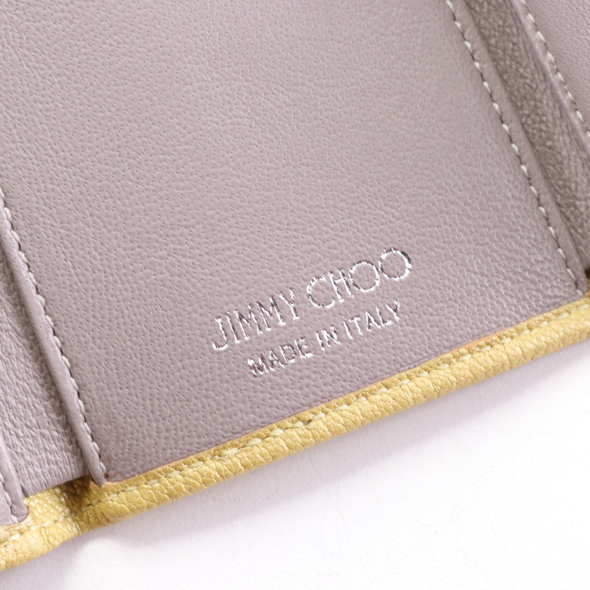 Jimmy Choo Star Studded Leather Billfold