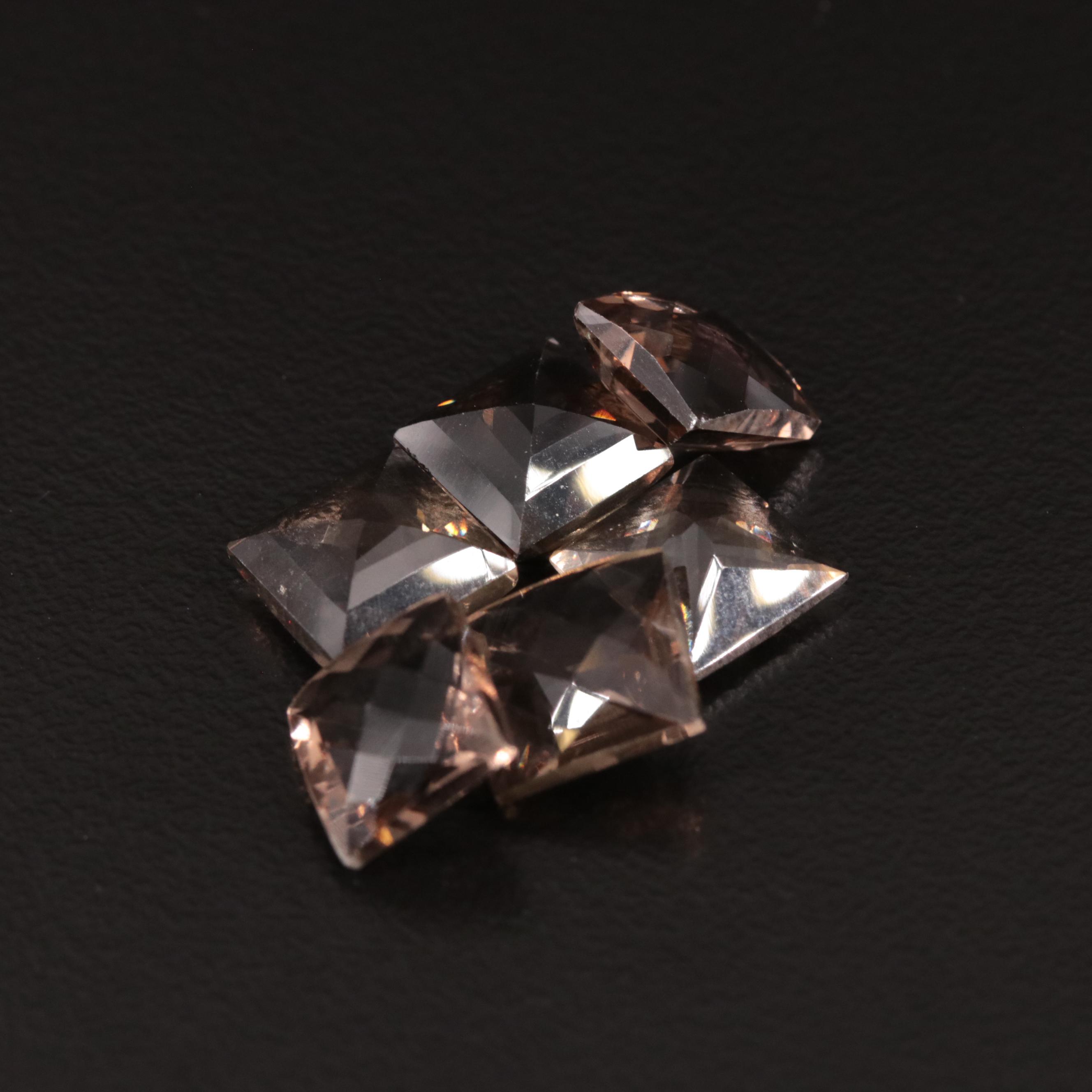 Loose 13.25 CTW Smoky Quartz Lot