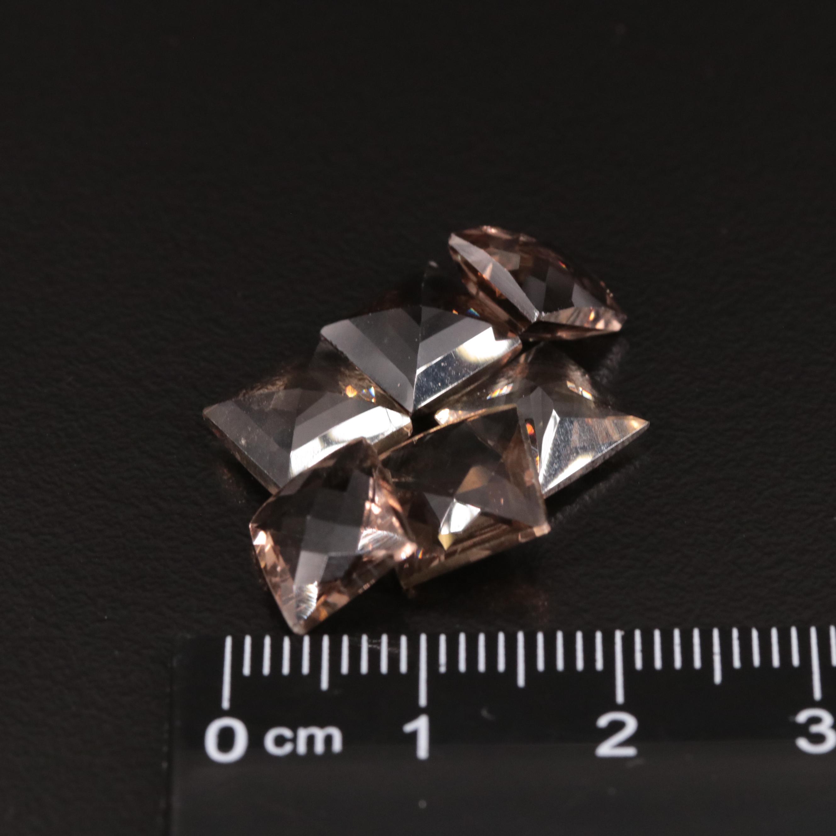 Loose 13.25 CTW Smoky Quartz Lot